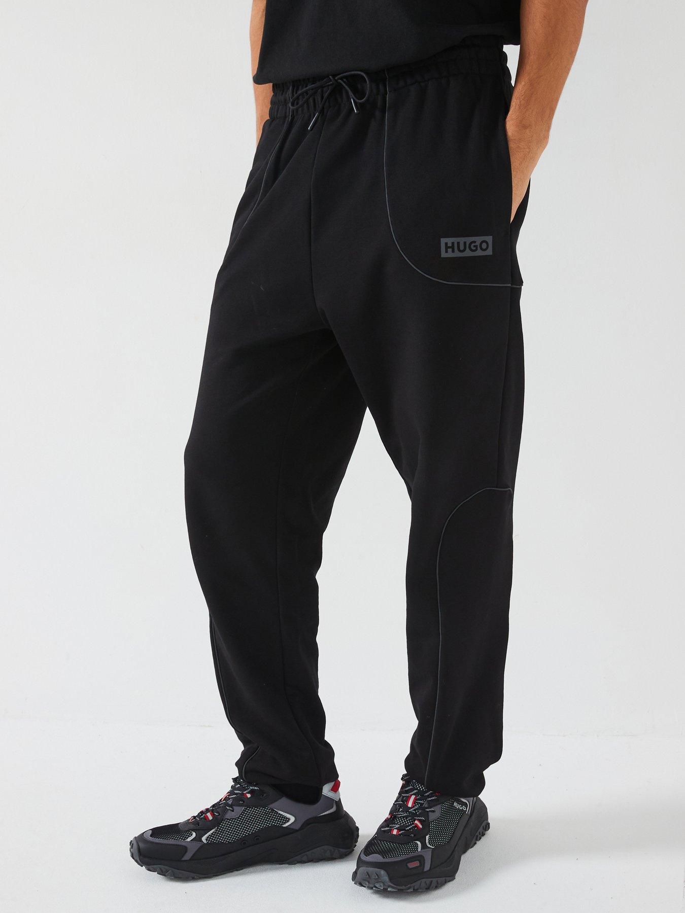 undefined BLUE Nipipepant Loose Fit M3 Reflect Pipe Cuff Joggers- Black