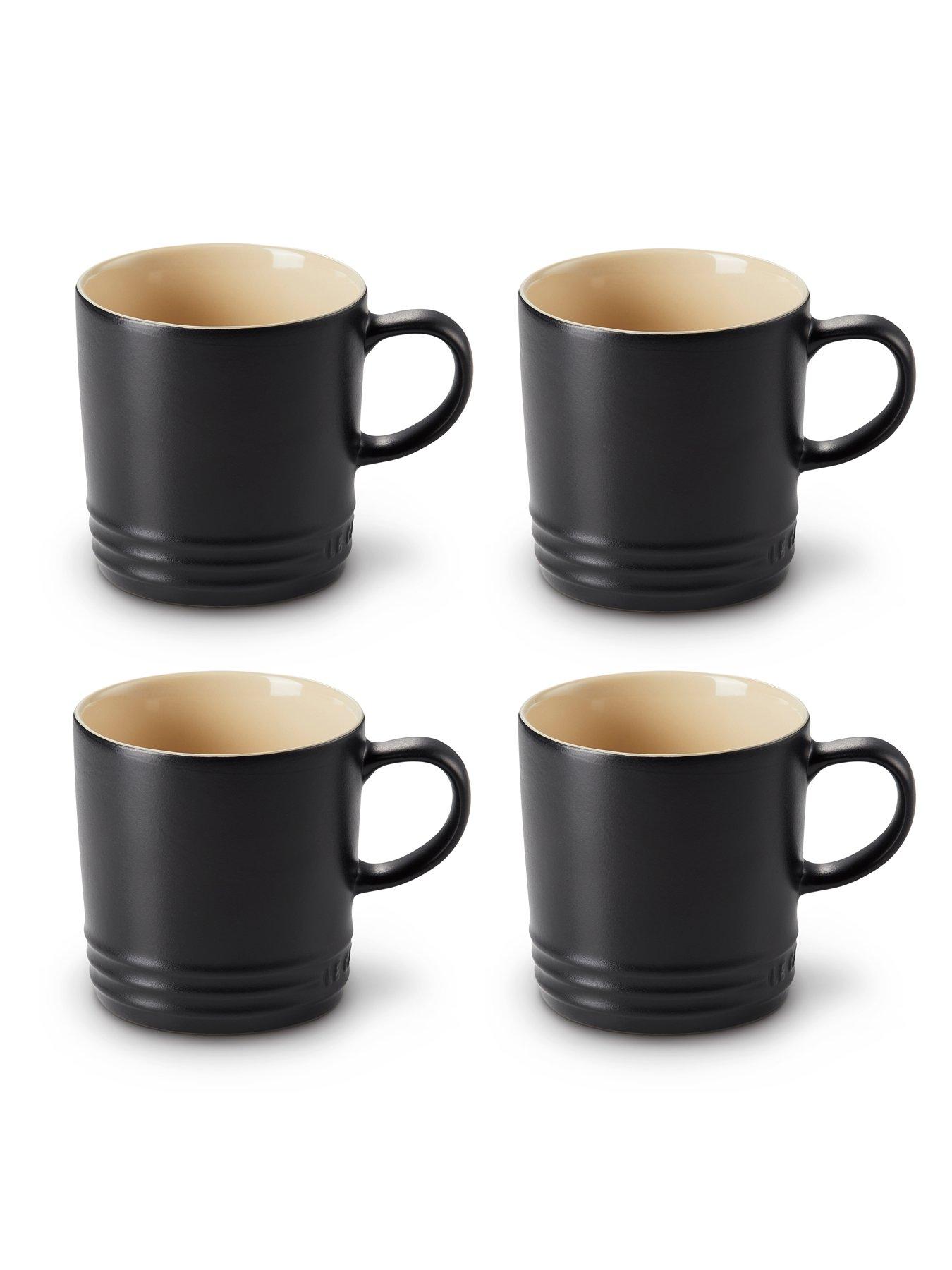 Product photograph of Le Creuset Set Of 4 Stoneware Mugs from very.co.uk
