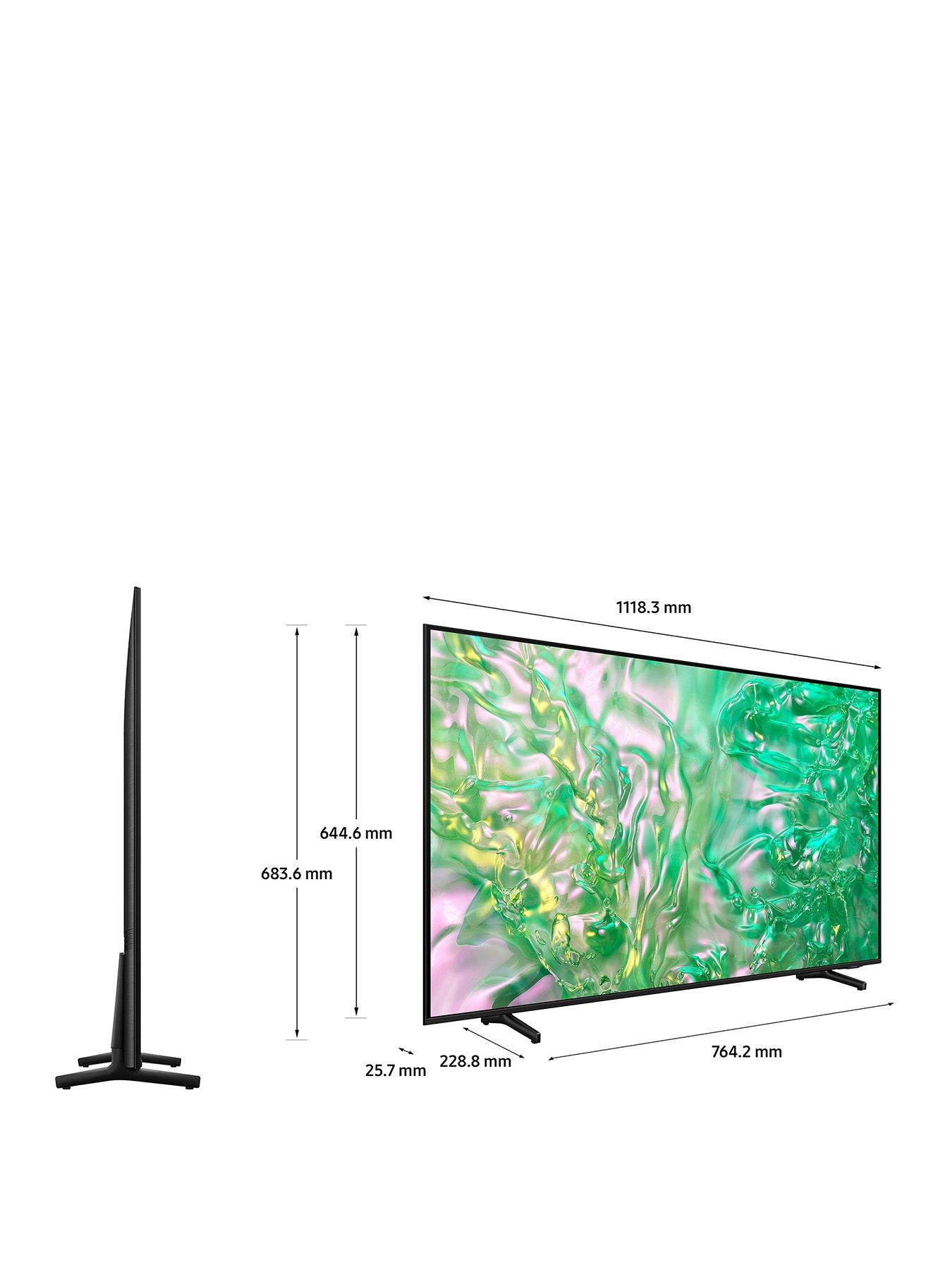 Samsung DU8000, 50 inch, Crystal UHD, Airslim, 4K Smart TV | very.co.uk