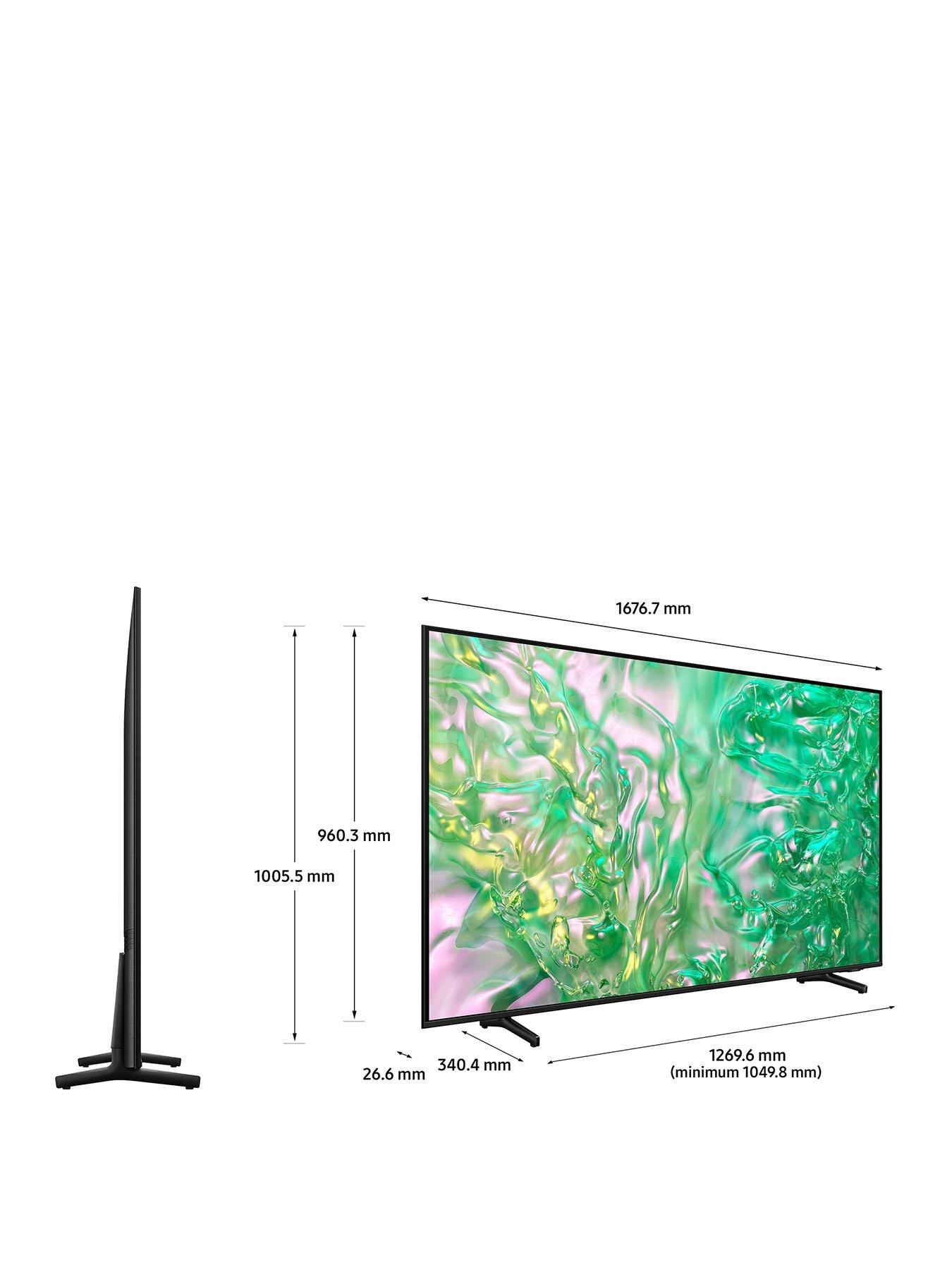 Image 2 of 7 of Samsung DU8000, 75 inch, Crystal UHD, Airslim, 4K Smart TV
