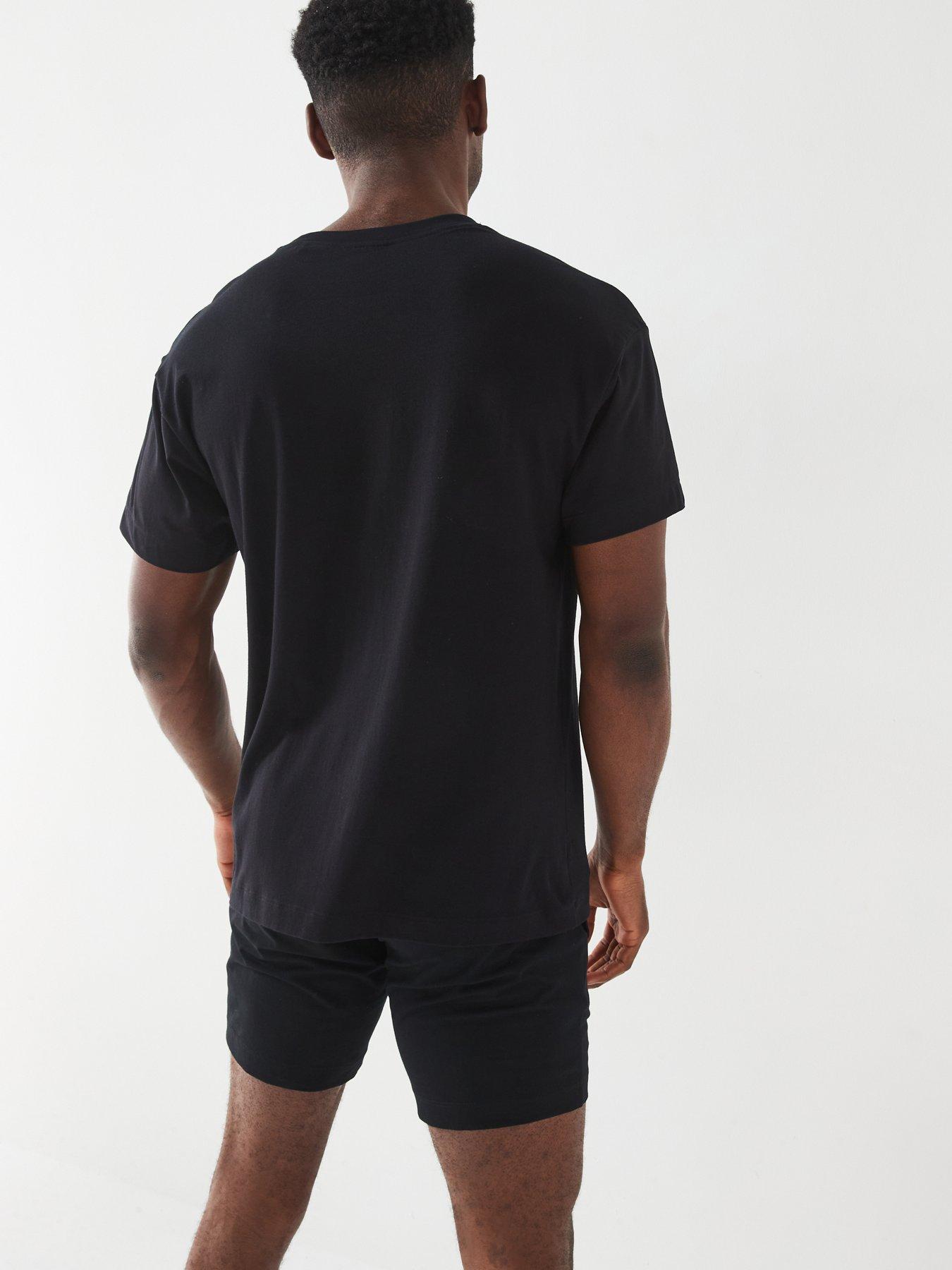 Image 2 of 4 of HUGO Laze Relaxed Fit Loungewear T-Shirt - Black