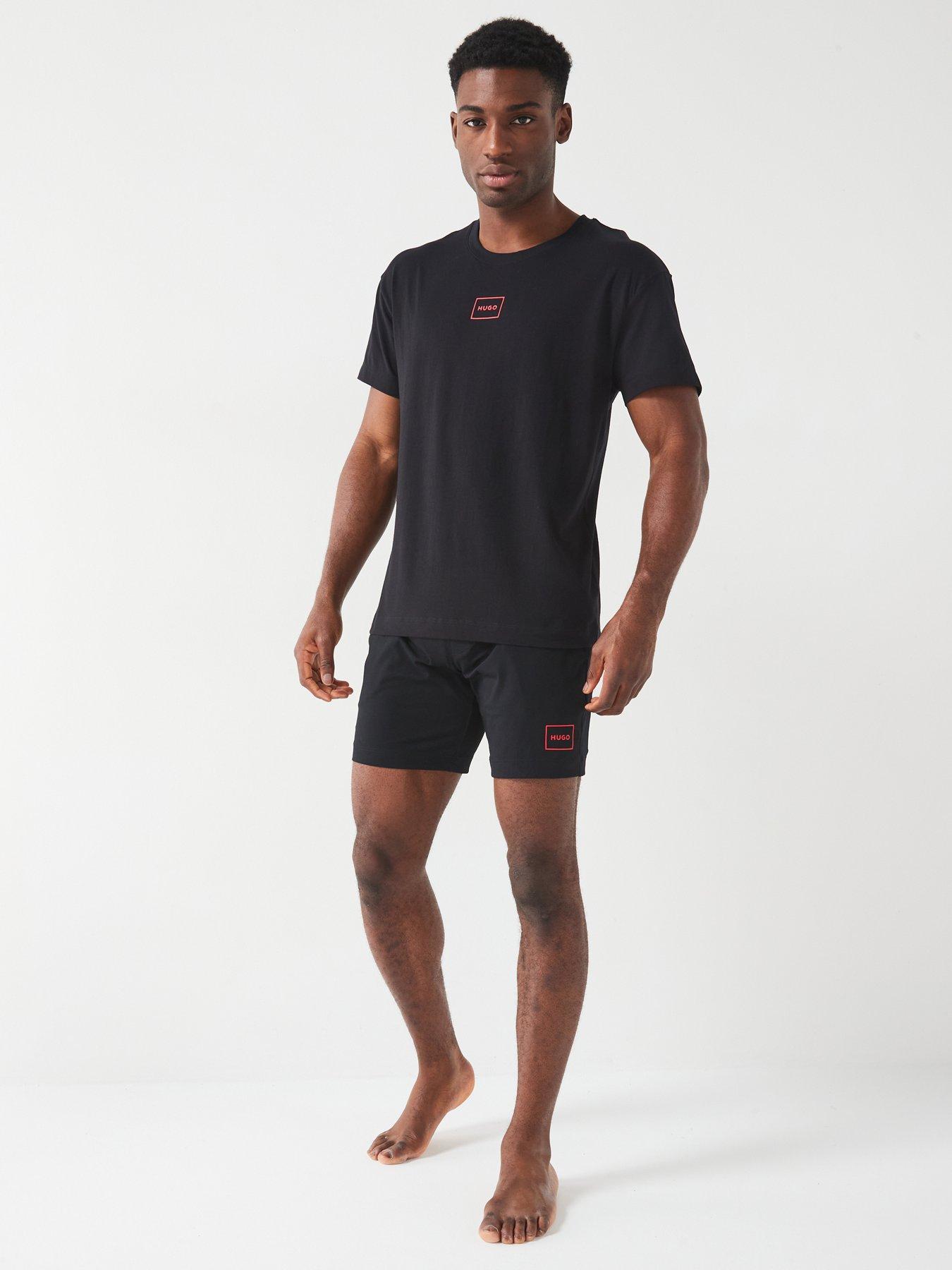 Image 3 of 4 of HUGO Laze Relaxed Fit Loungewear T-Shirt - Black