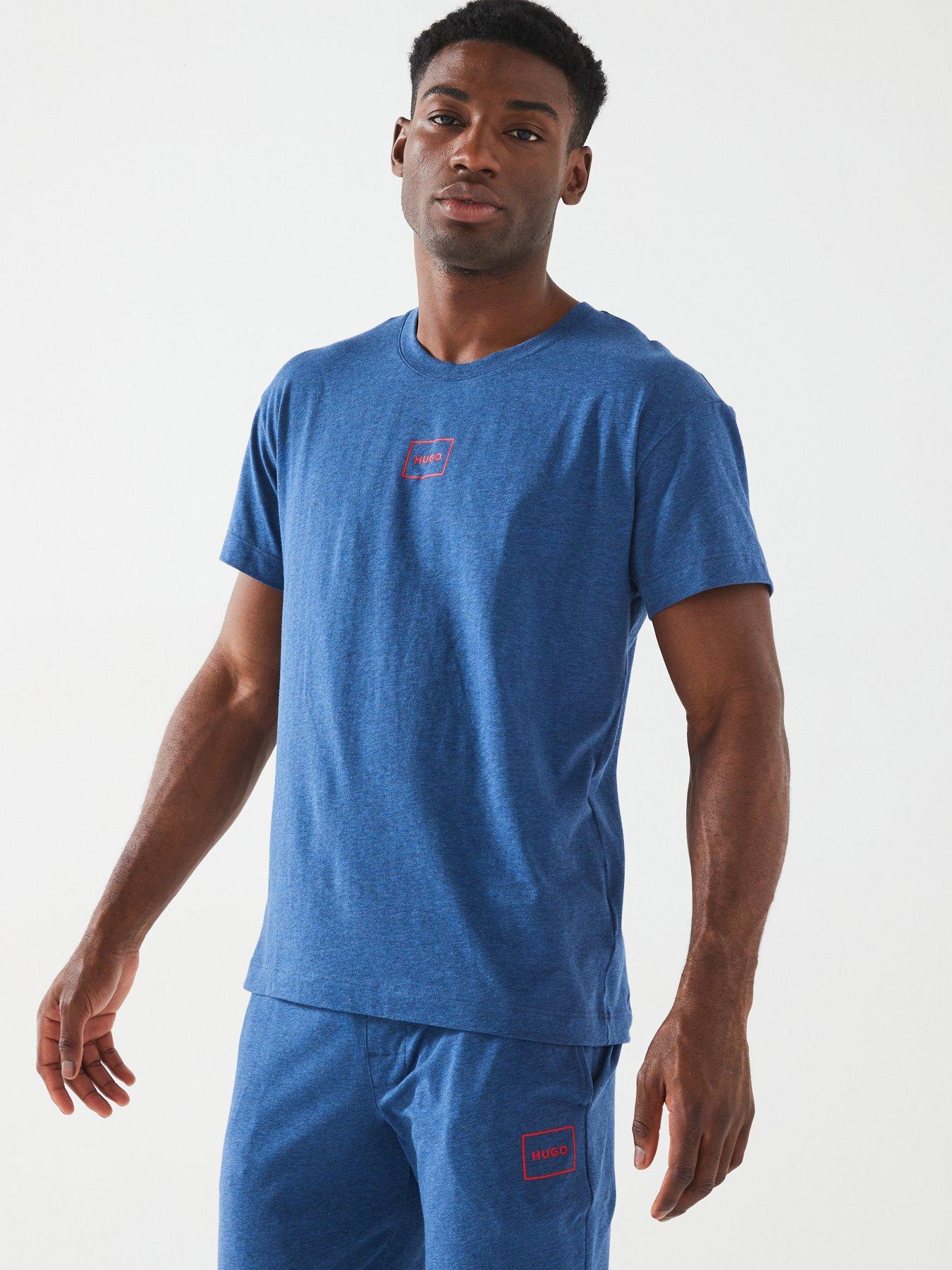 undefined Laze Relaxed Fit Loungewear T-Shirt - Blue