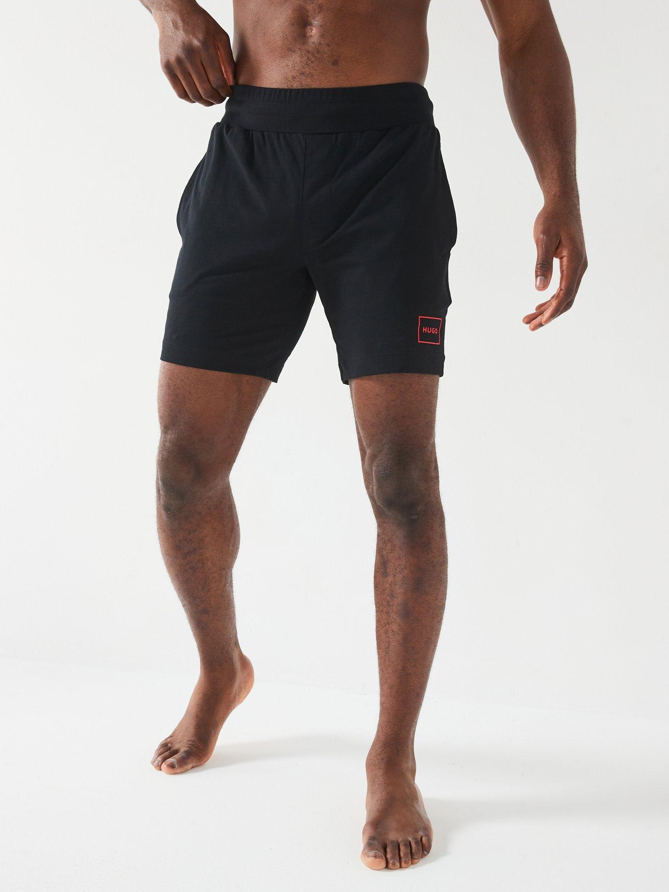 Image 1 of 4 of HUGO Laze Loungewear Shorts - Black