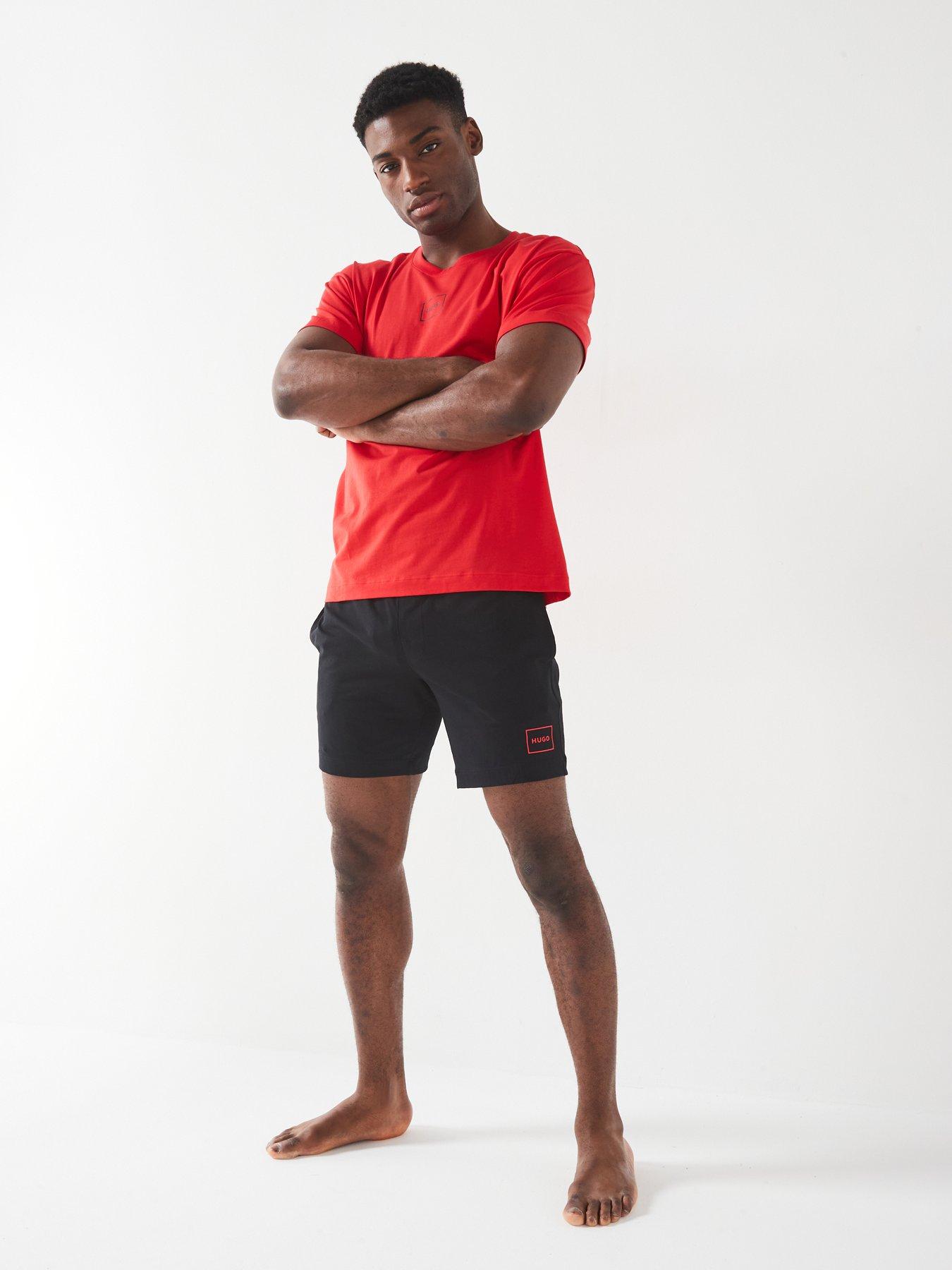 Image 3 of 4 of HUGO Laze Loungewear Shorts - Black