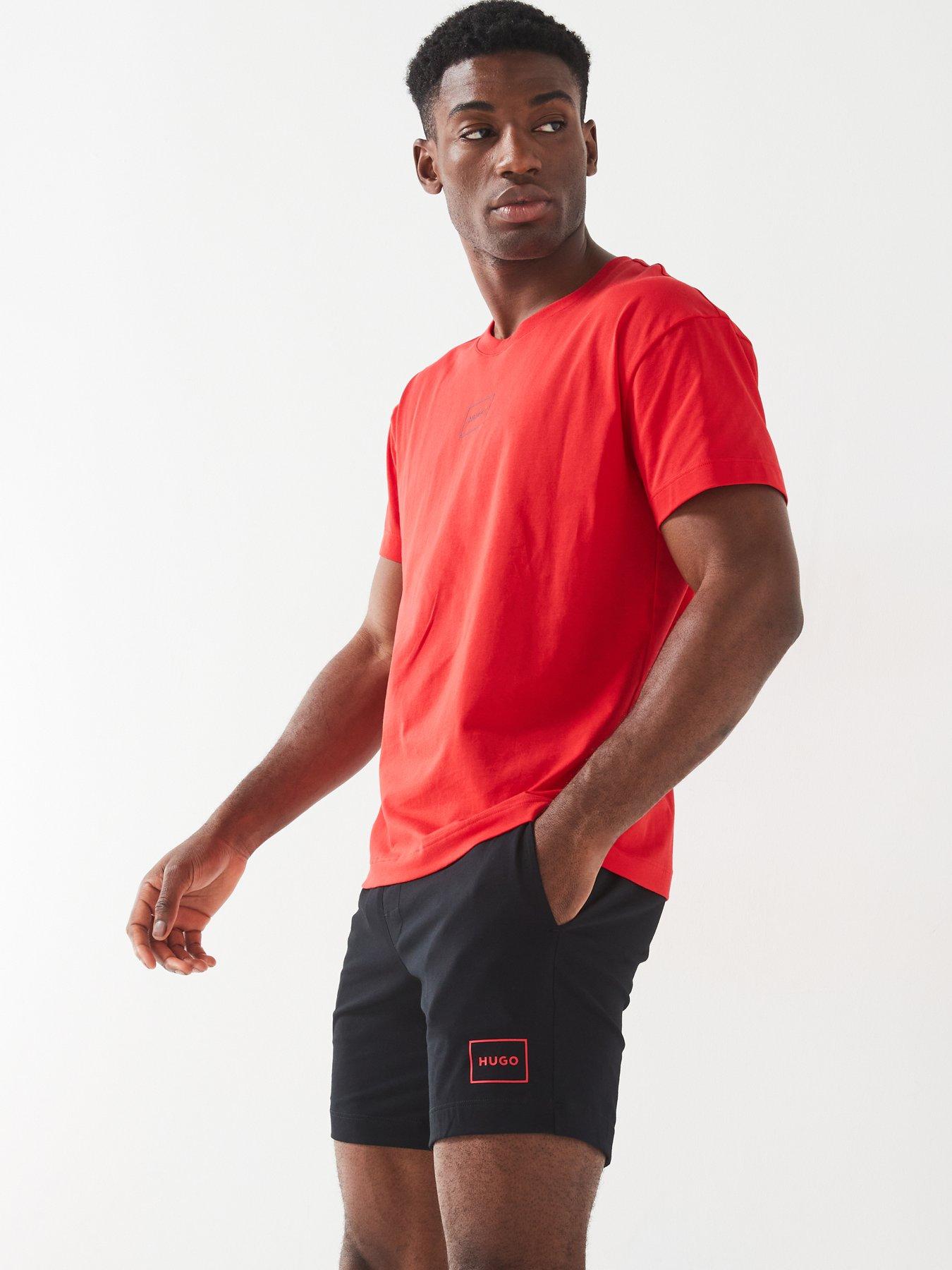 Image 4 of 4 of HUGO Laze Loungewear Shorts - Black