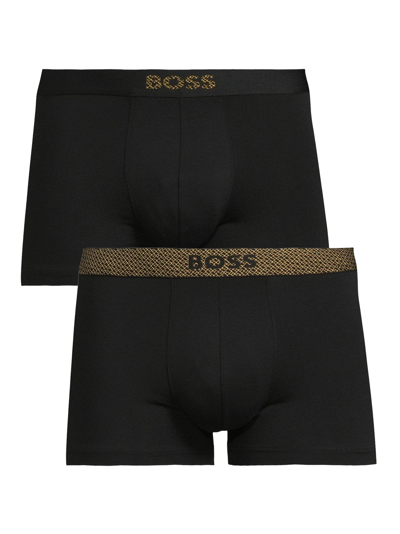 undefined 2 Pack Mono Trunk Gift Set (Black/Gold)