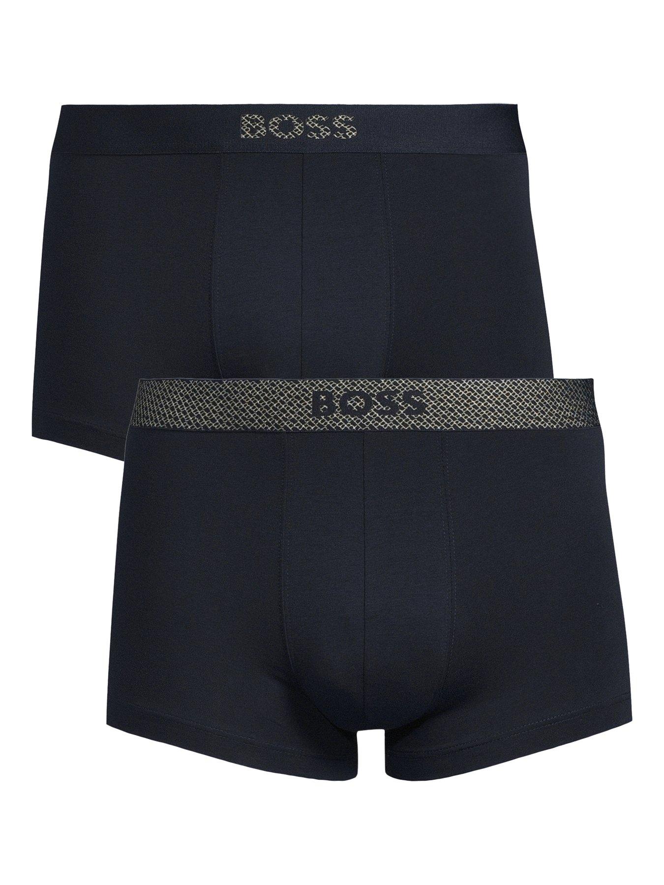 undefined 2 Pack Mono Trunk Gift Set (Navy/Silver)