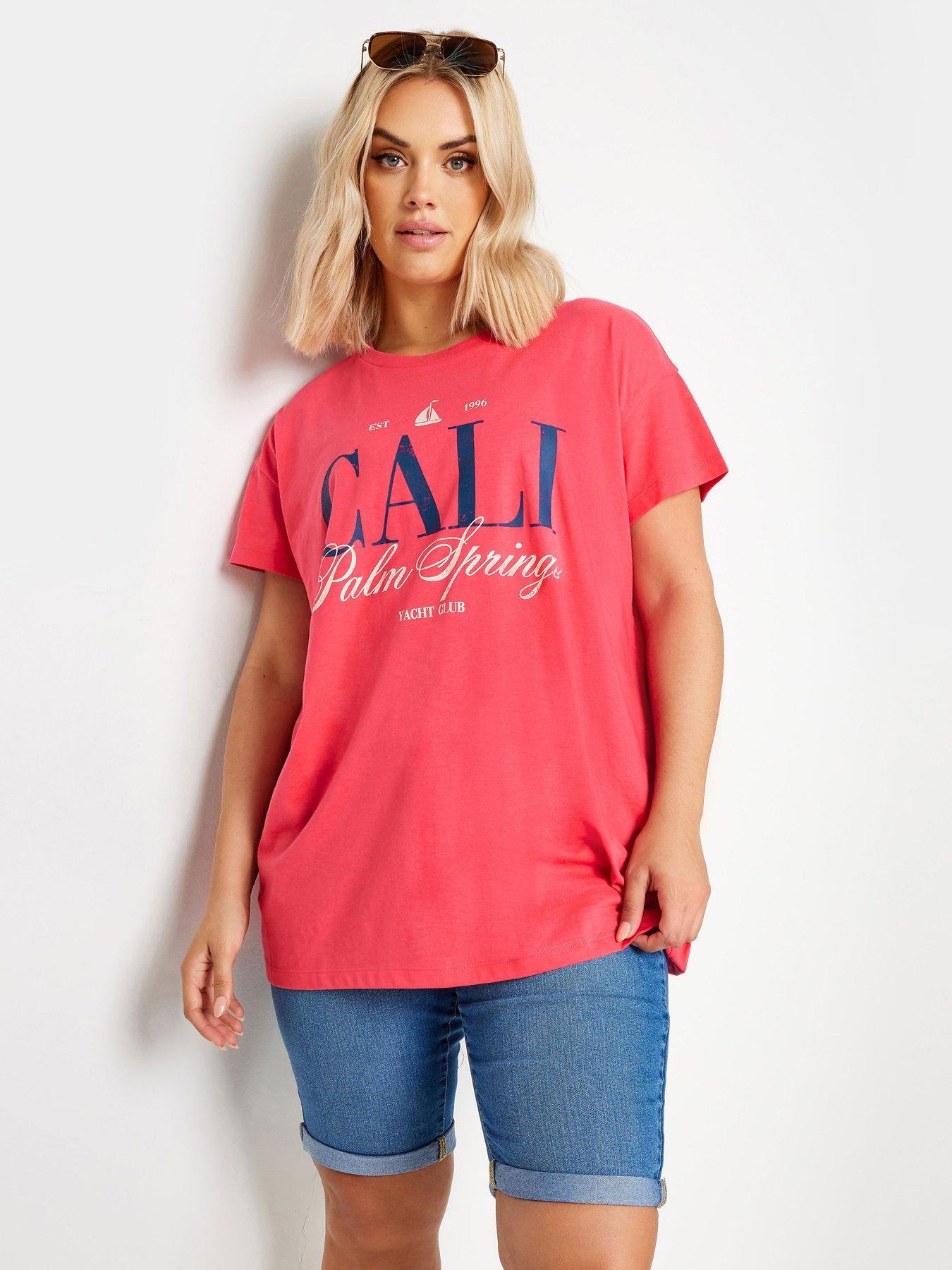 undefined Placement Print T-Shirt - Red