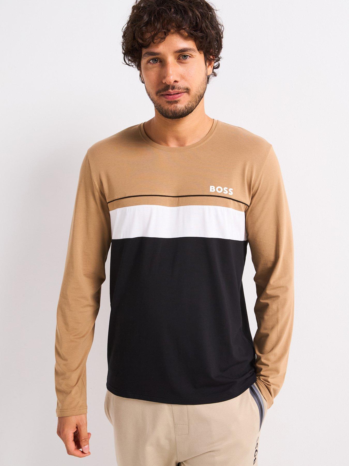 undefined Balance Corporate Long Sleeve Loungewear Top - Black