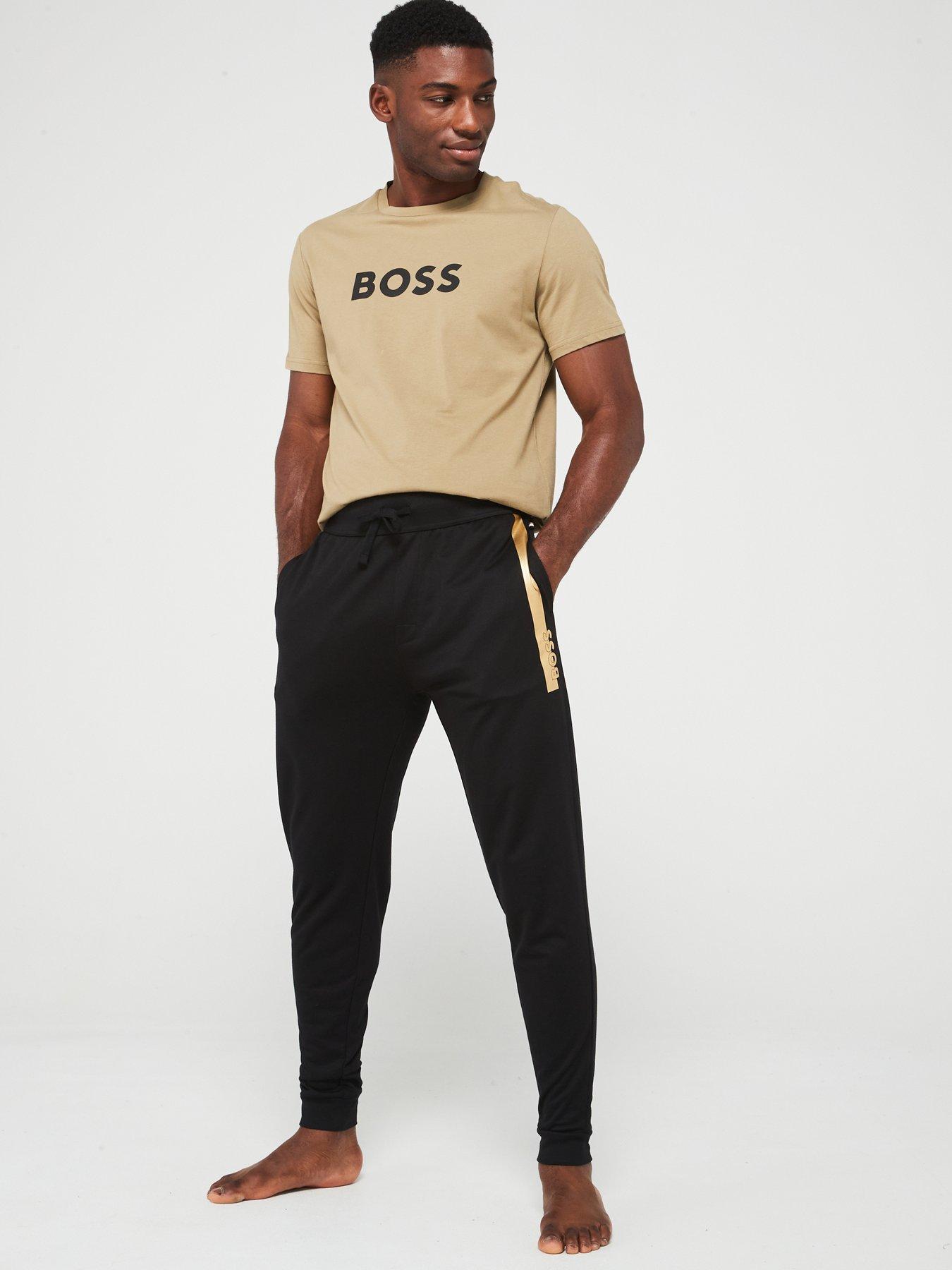 Boss authentic cuffed fleece pants deals