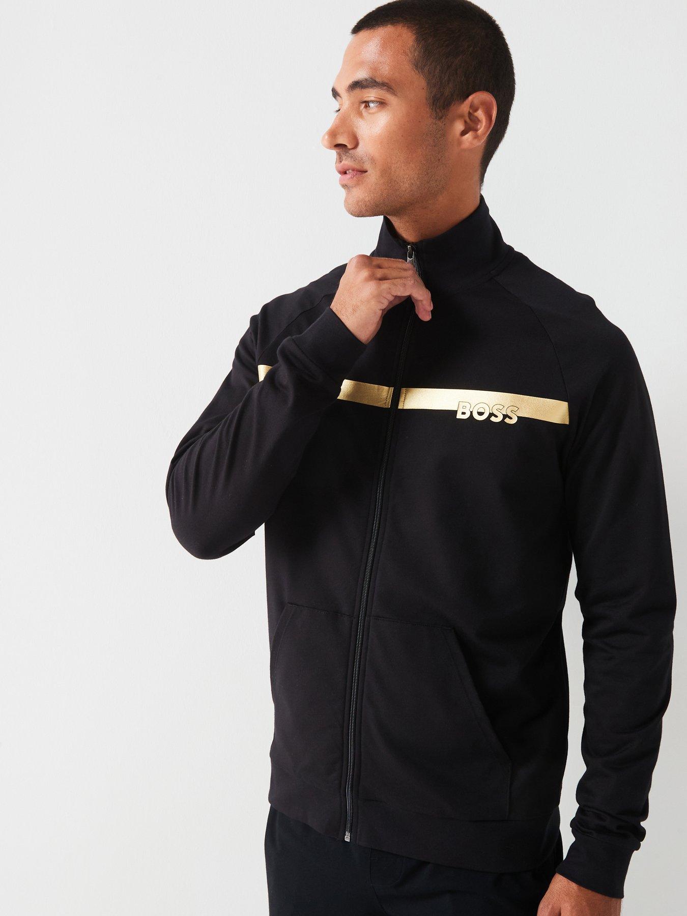 Authentic Loungewear Zip Track Top Black