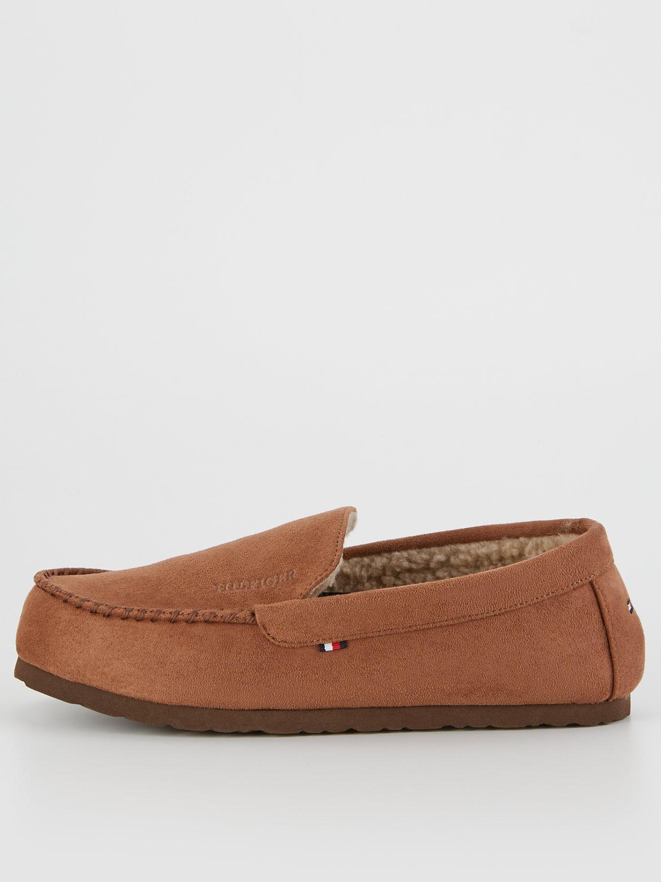 undefined Hilfiger Suede Driver Slipper - Light Brown