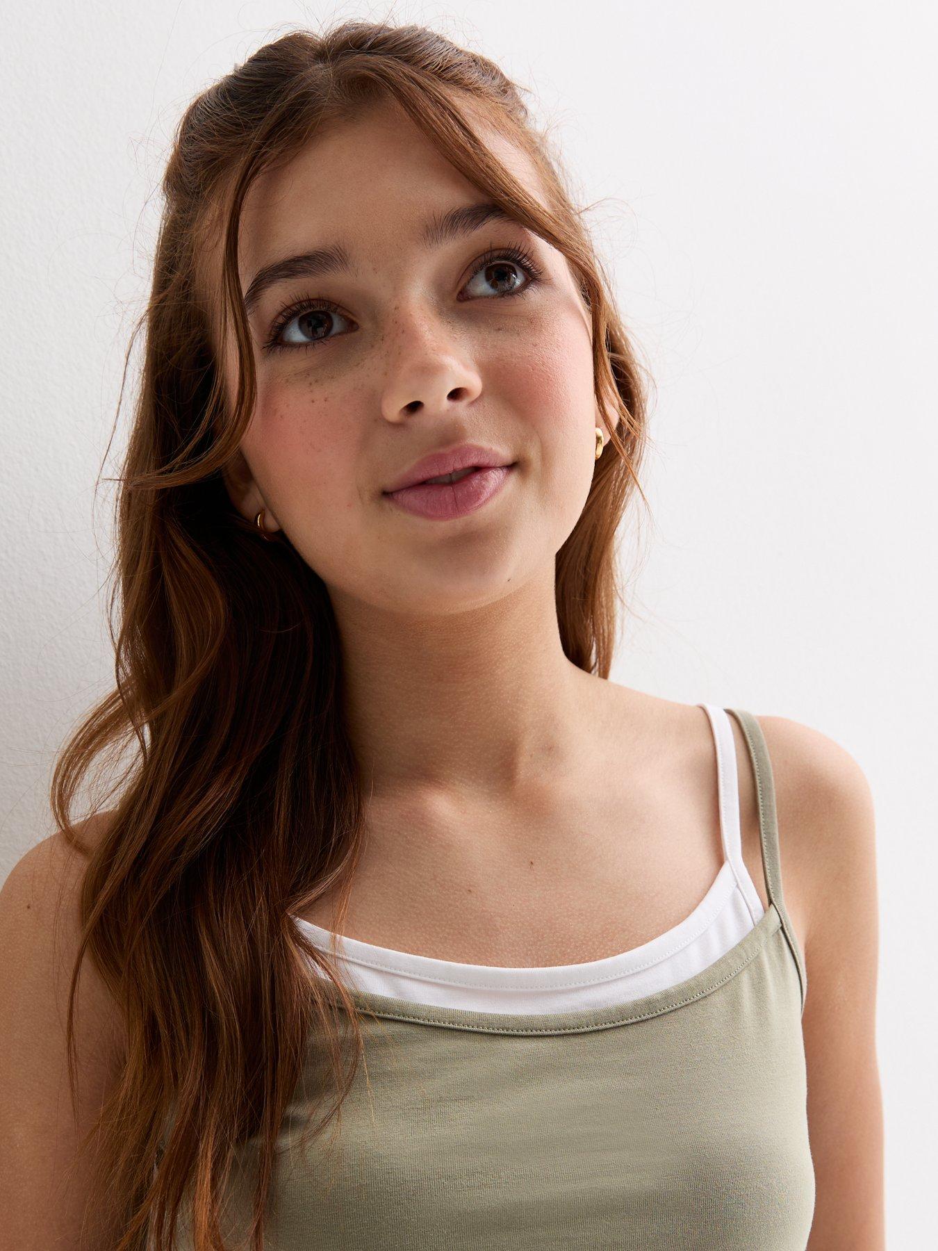 Girls khaki vest online