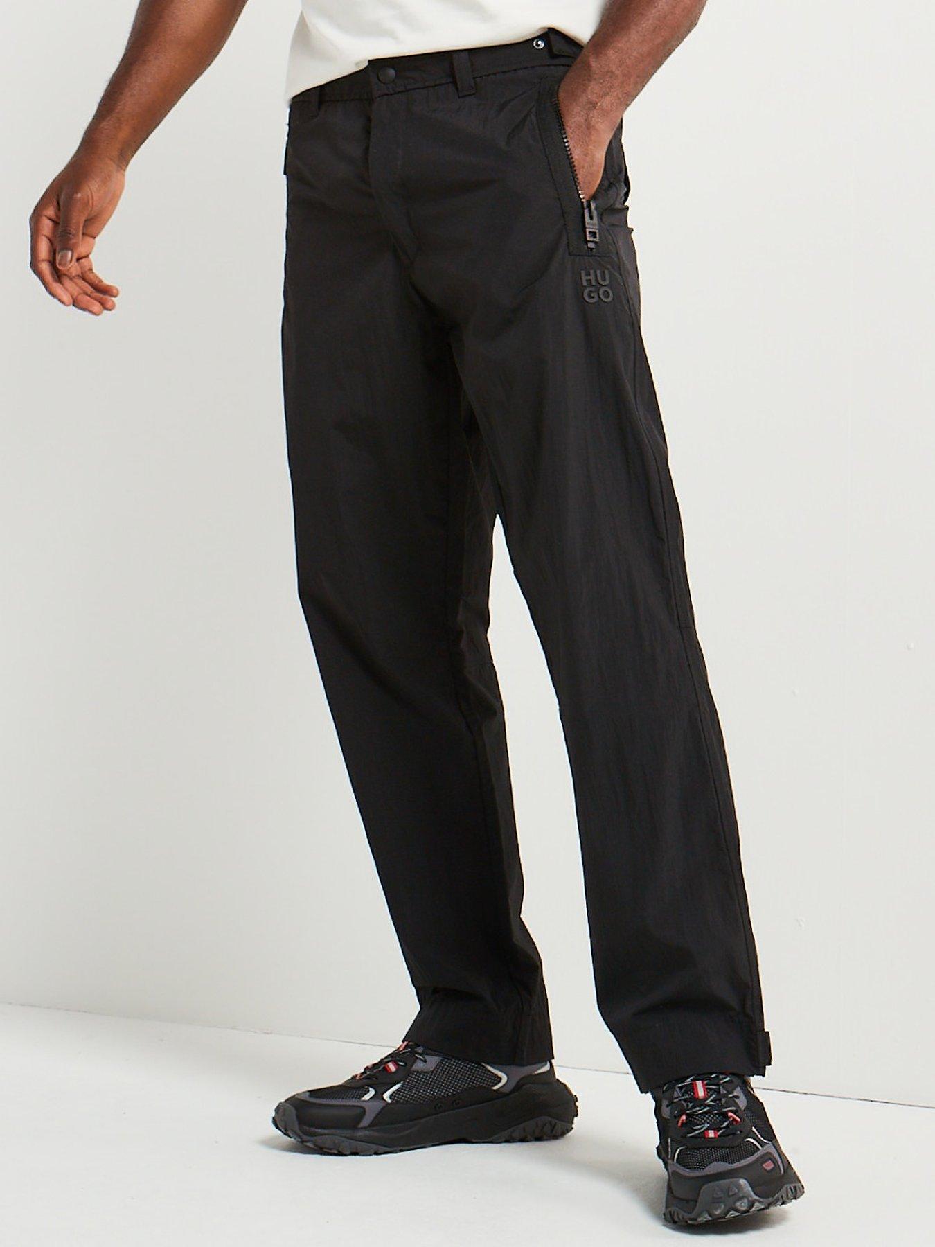 undefined Geret244 Regular Fit Nylon Cargo Pants - Black