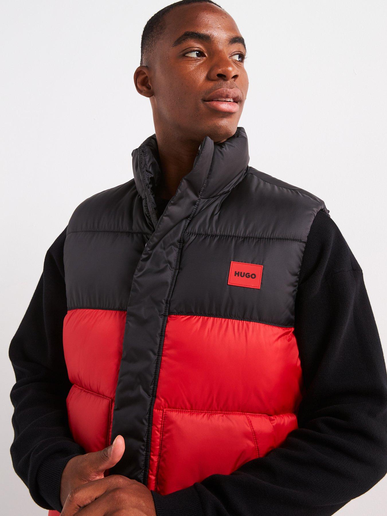 HUGO Baltino2411 Regular Fit Gilet Red Very