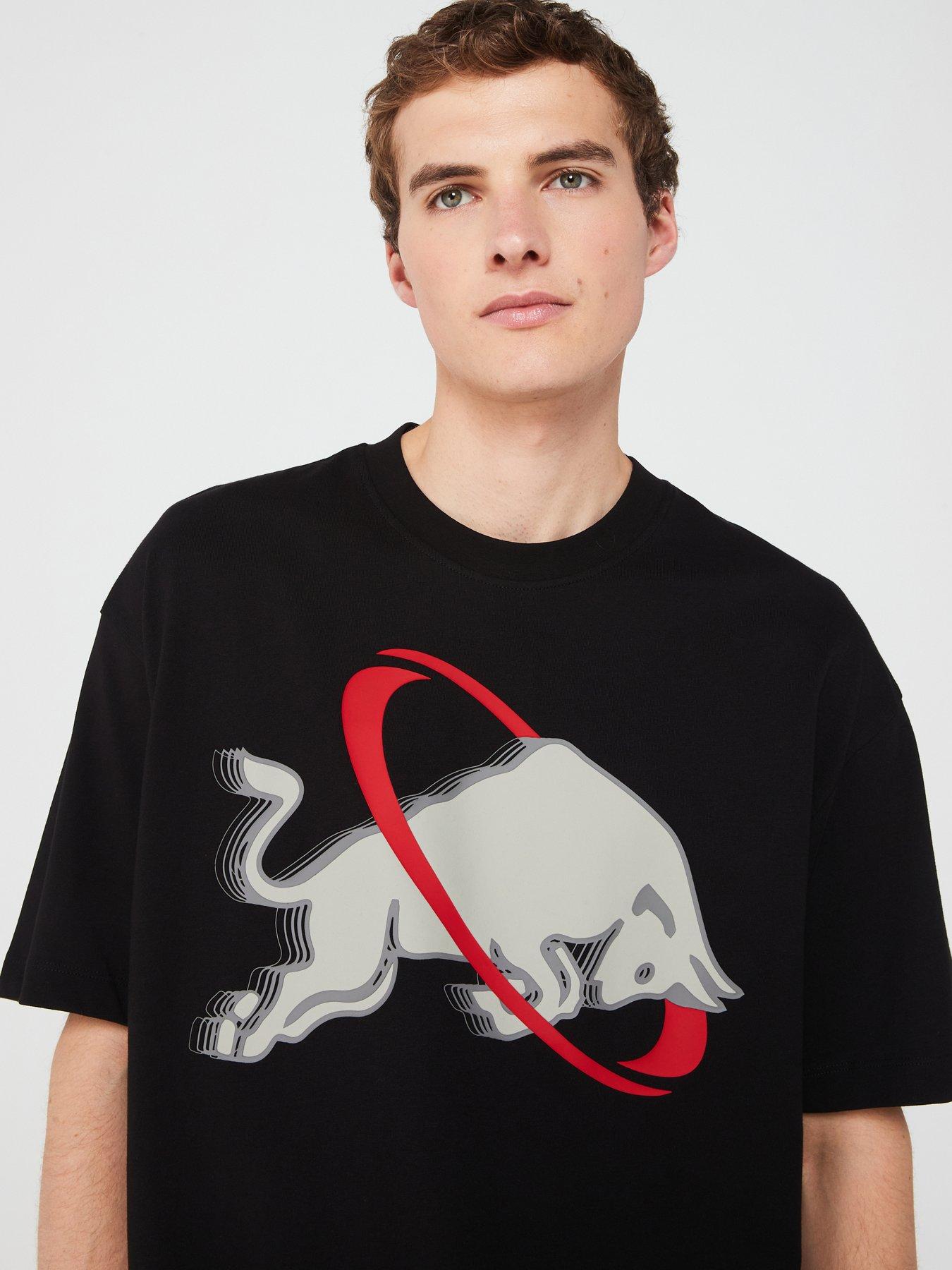 HUGO x RB Danirick Hoop Oversized Fit T-Shirt - Black | Very