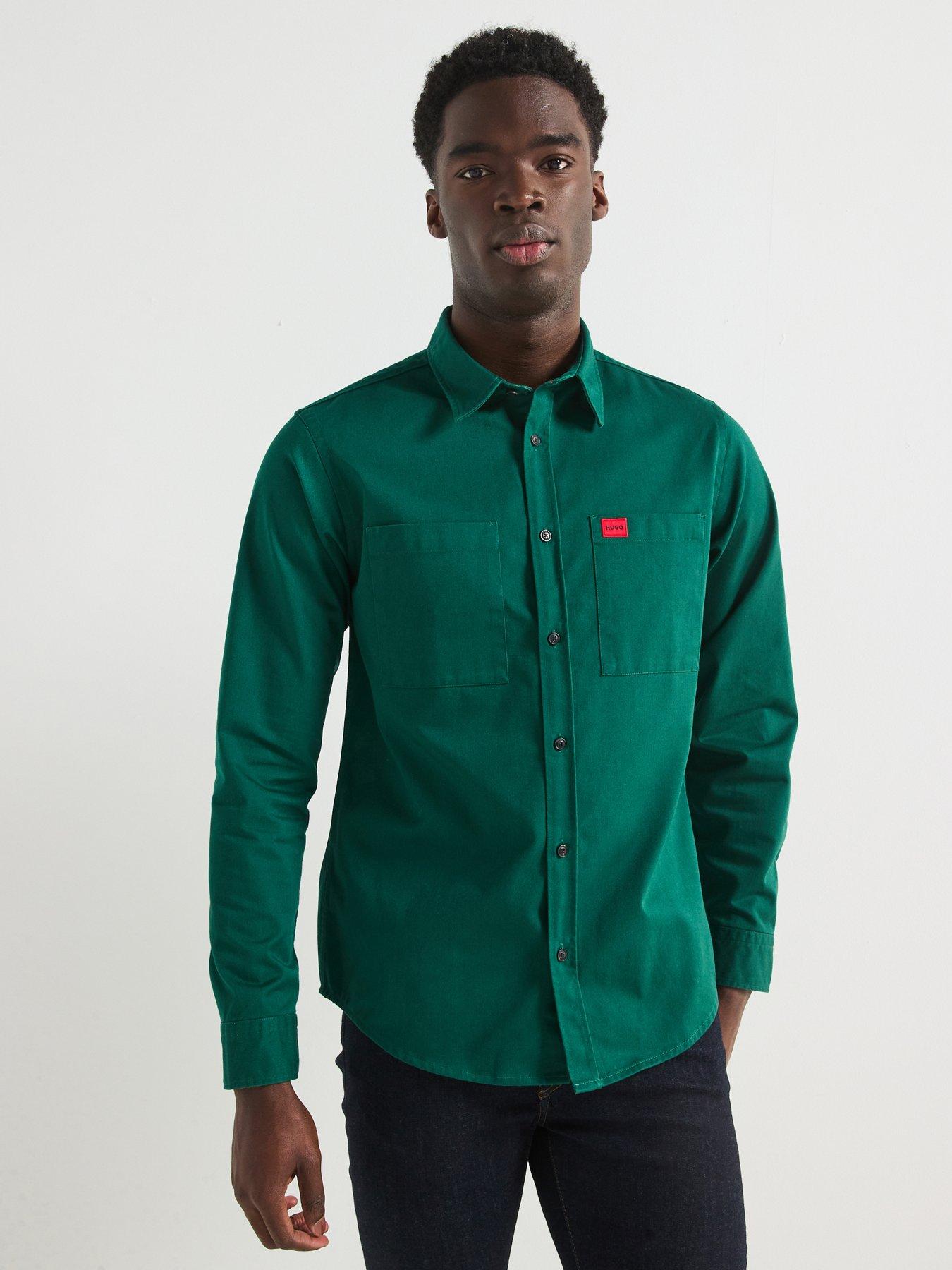 undefined Egrin Double Pocket Shirt - Dark Green