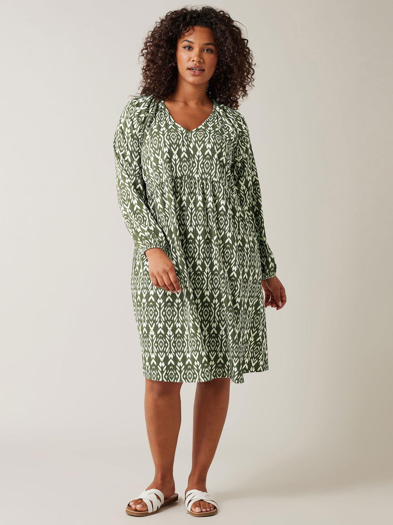undefined Jersey Crepe Tea Dress