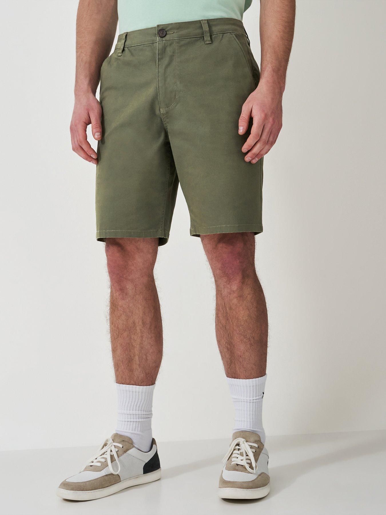 Olive chino shorts on sale