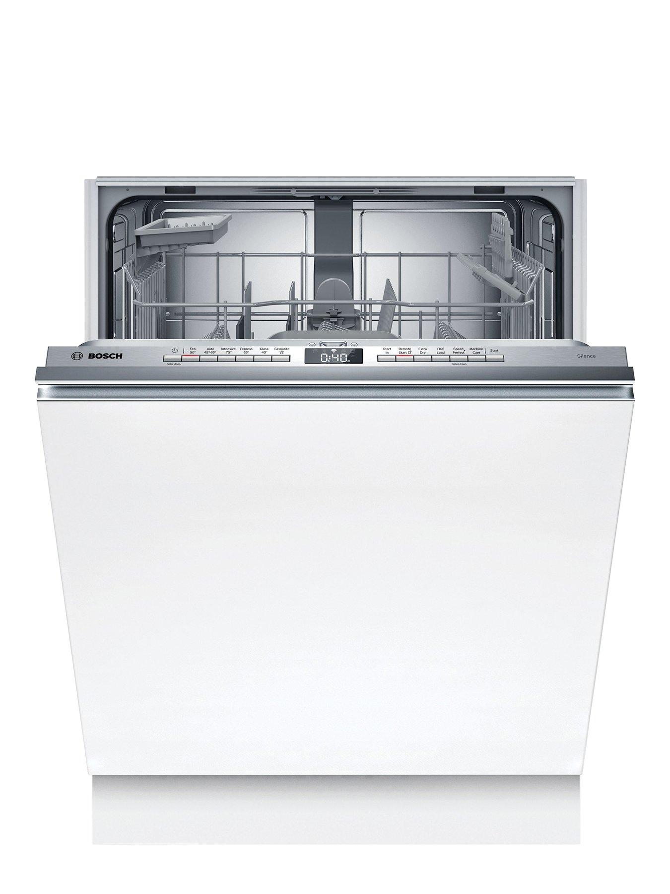 Bosch Series 4 SMV4HTX00G Full Size 13-Place Settings Integrated Dishwasher with Extra Dry - Stainless Steel - D Rated