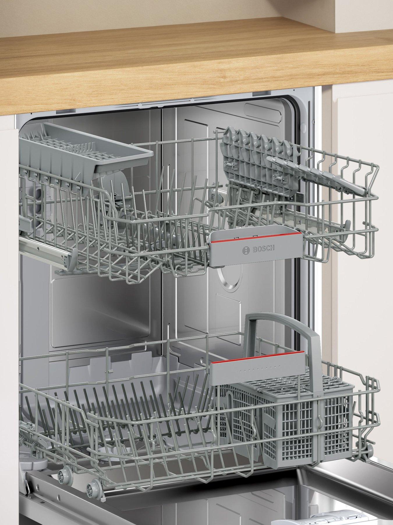 Image 4 of 7 of Bosch Series 4 SMV4HTX00G Fullsize&nbsp;13-Place Settings Integrated Dishwasher with Vario Flex baskets - Stainless Steel