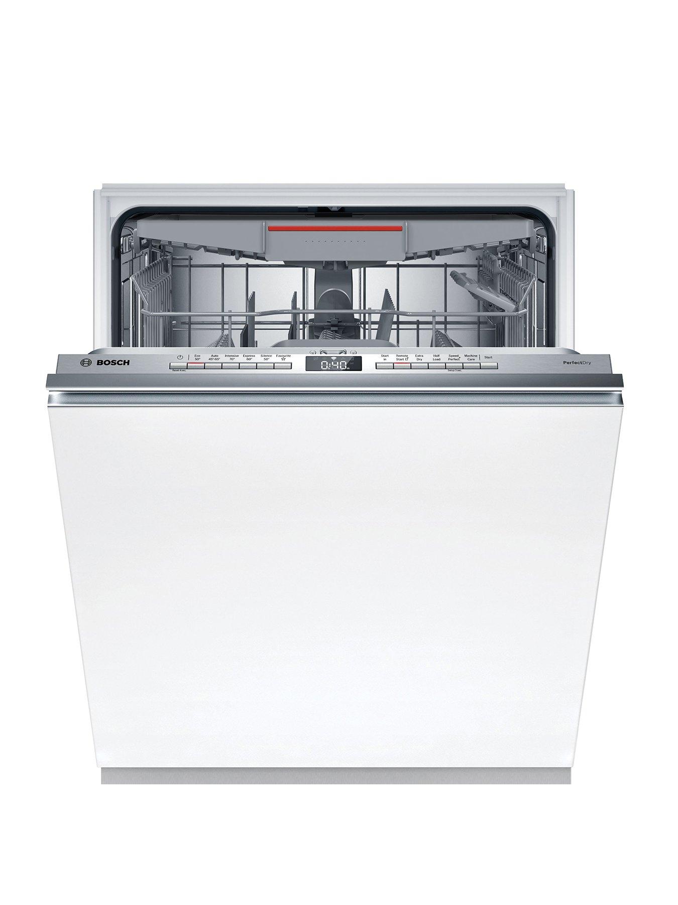 Bosch Series 6 SMV6ZCX10G Fullsize 14-Place Settings Integrated Dishwasher with Vario Flex baskets, Vario Drawer, Time Light - Stainless Steel