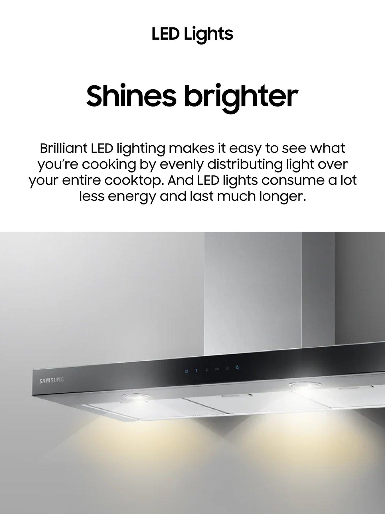 Image 4 of 6 of Samsung NK24C5070US/UR 60cm Wide Chimney Cooker&nbsp;Hood with Powerful Extraction - Stainless Steel