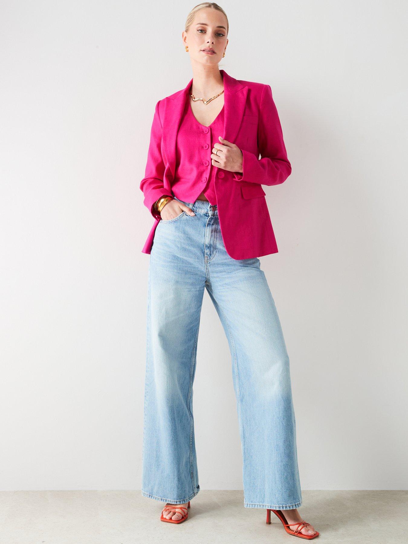 Mango Pink Blazer Suit Jacket Very