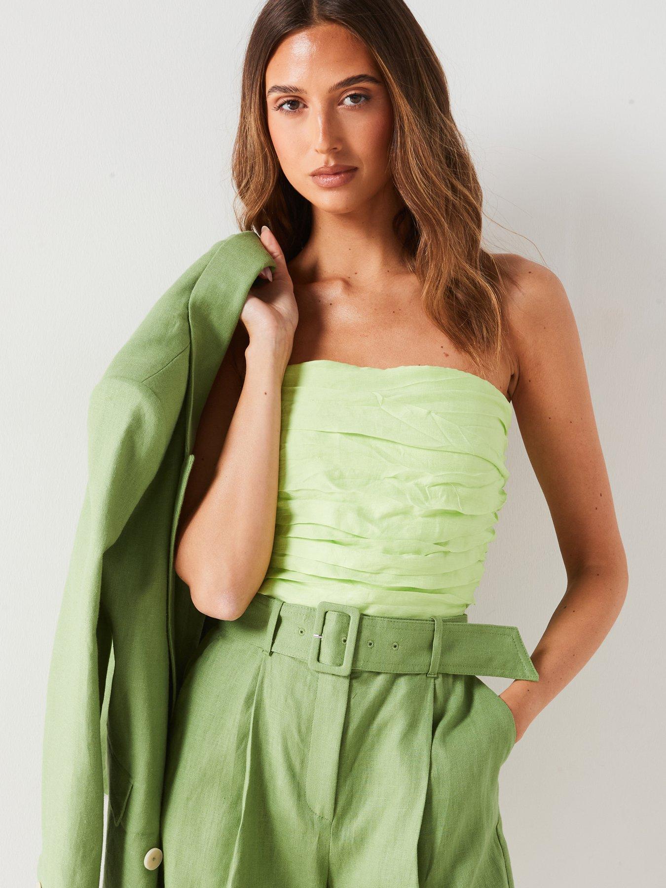 undefined Draped Crop Top