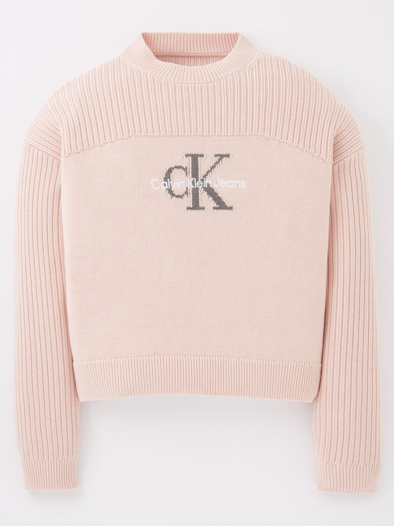 Calvin klein sweater roze hotsell