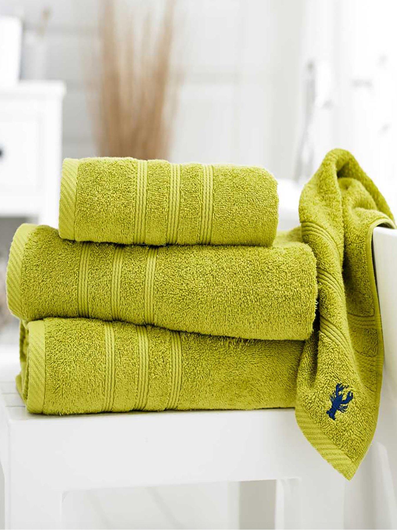 Towels Green Bath Towel Bathroom Essentials Home Garden Very