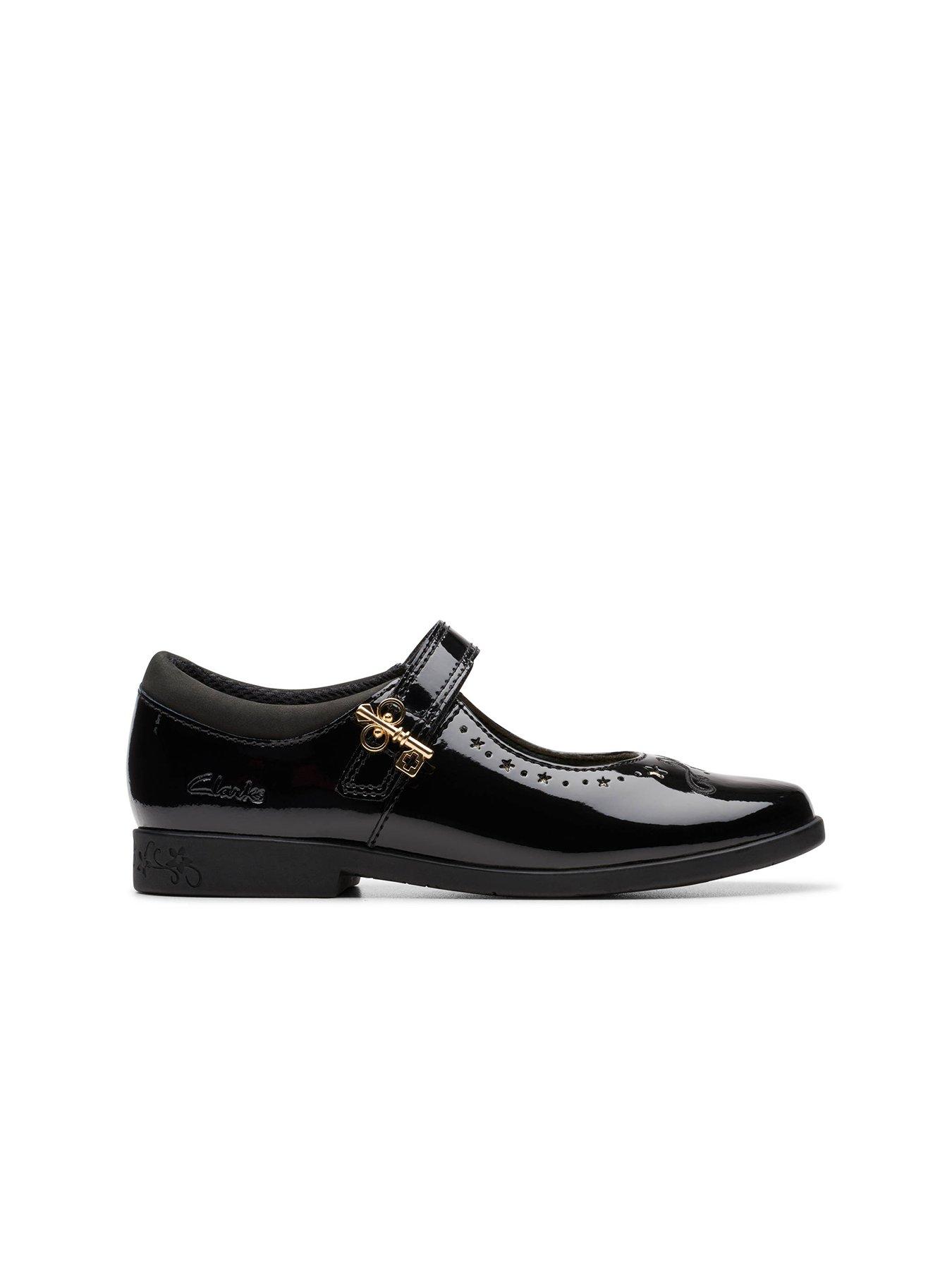 undefined Kids Lock Magic Mary Jane Patent Leather School Shoe