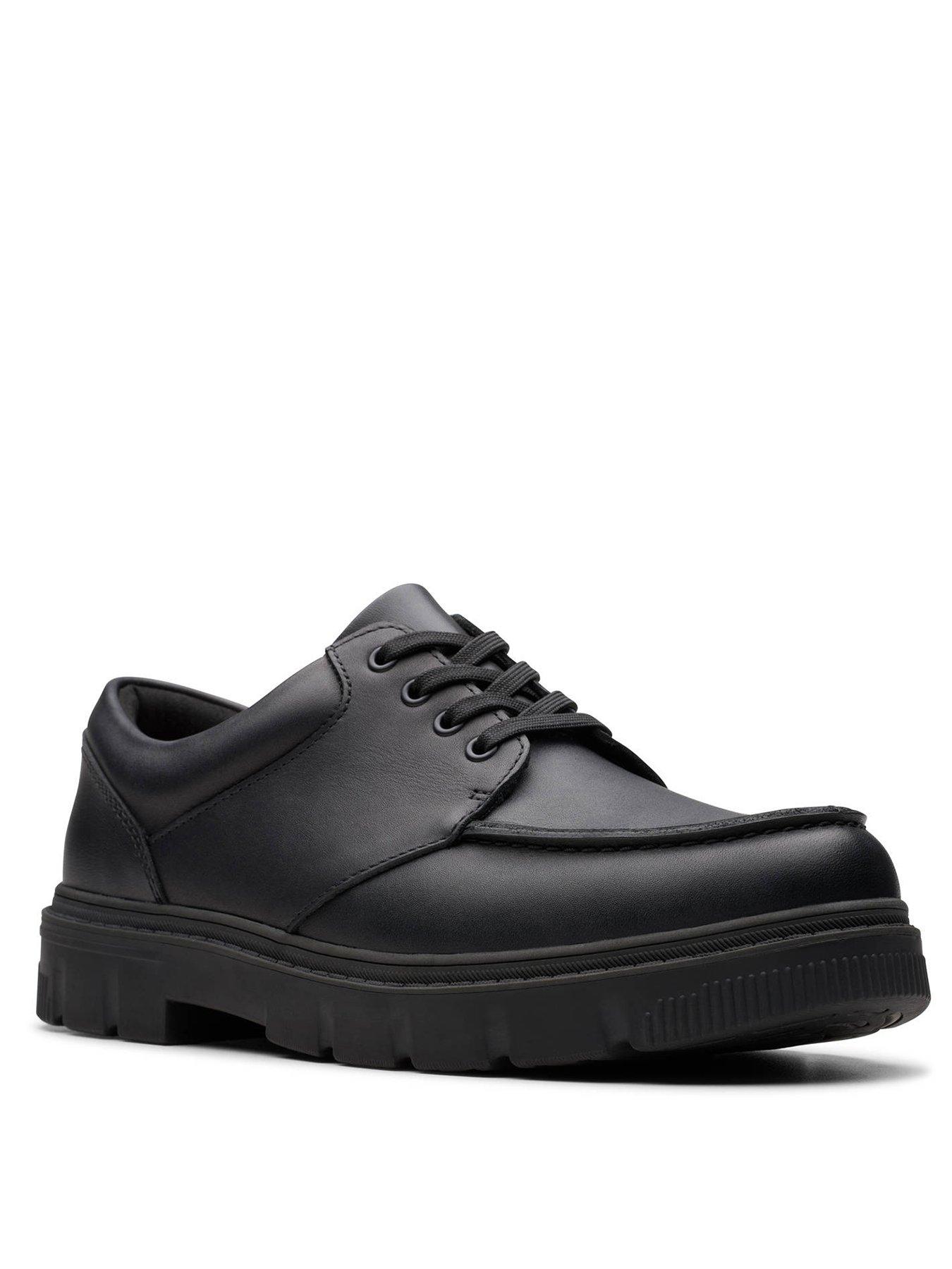 Image 2 of 6 of Clarks Youth Lorcam Edge Lace Leather School Shoe