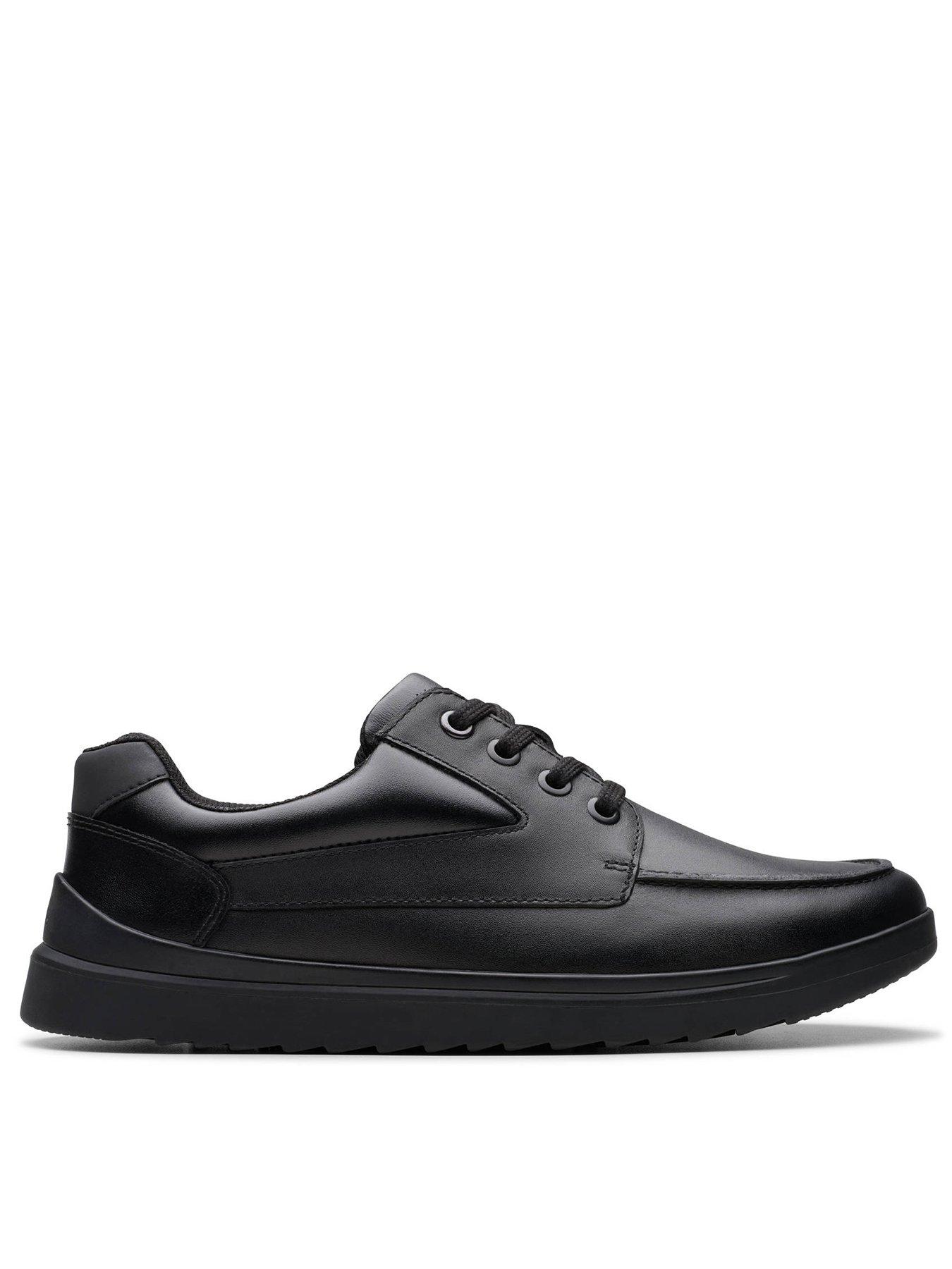 undefined Youth Keelan Flare Lace Leather School Shoe