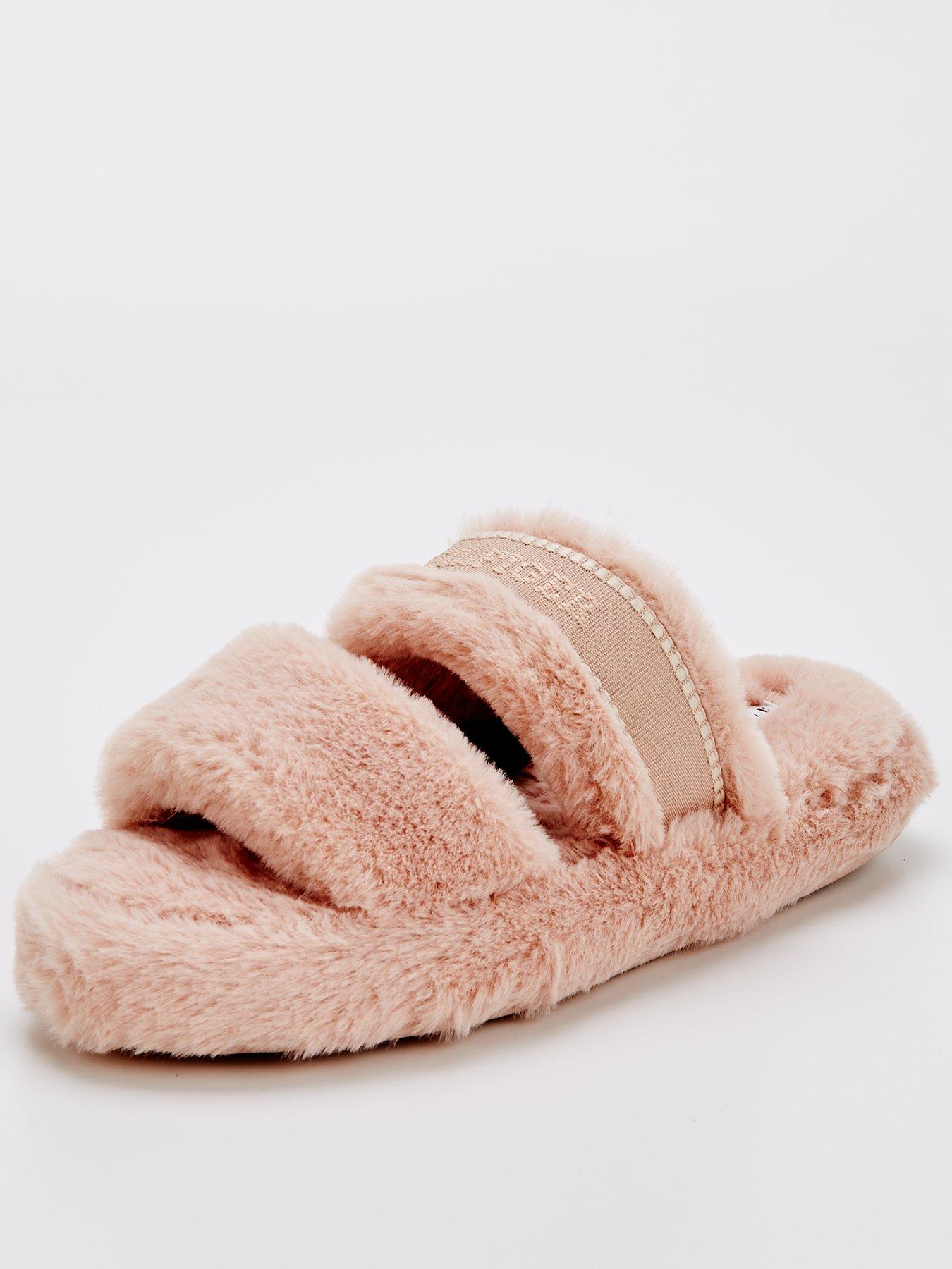 Womens Pink Slippers | Dusky & Hot Pink | Very