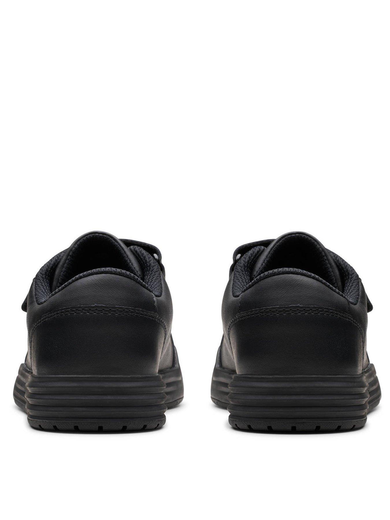Image 3 of 6 of Clarks Kids Urban Bright Strap And Lace Leather School Shoe