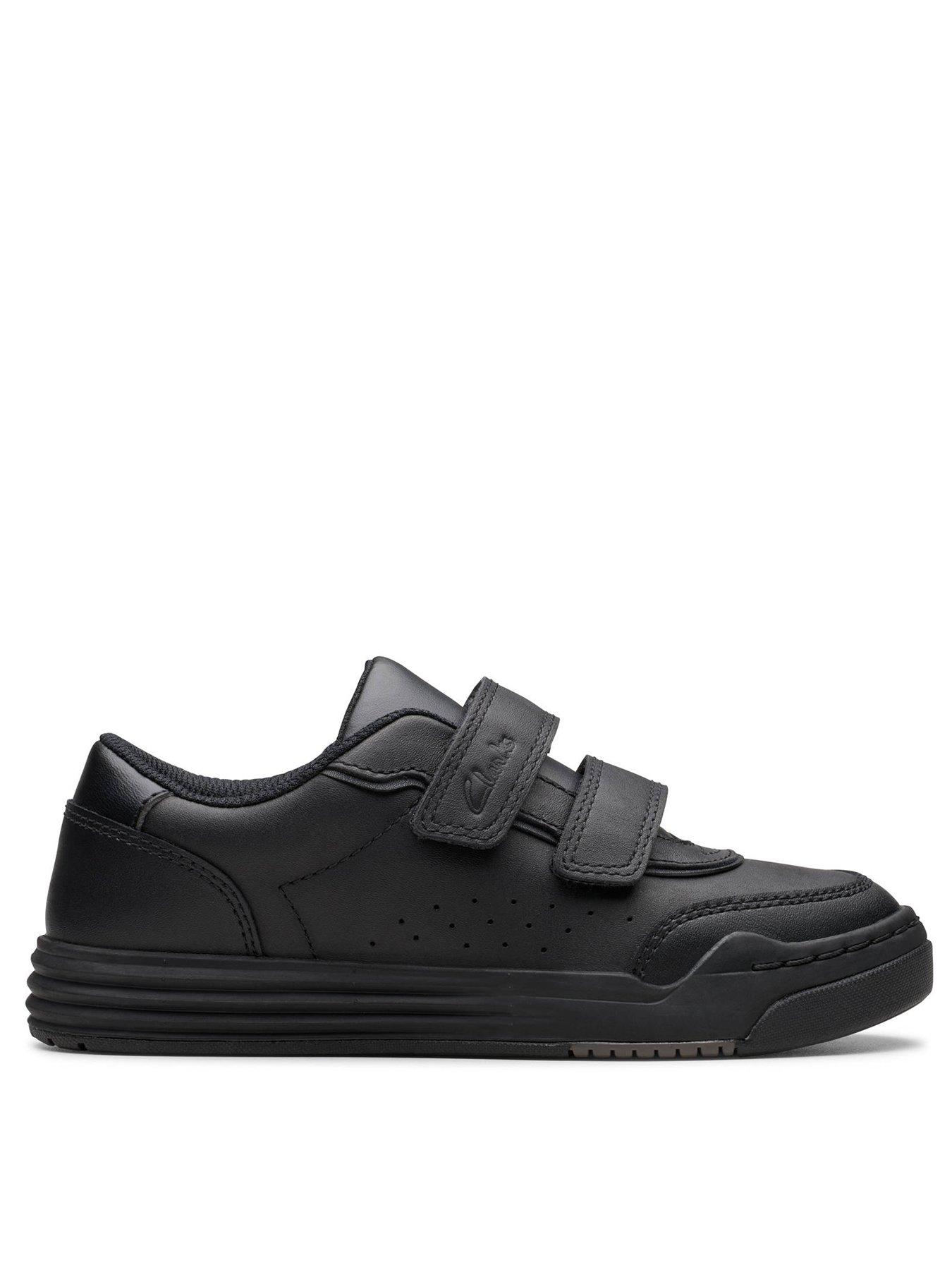 undefined Kids Urban Solo Double Strap Leather School Shoe
