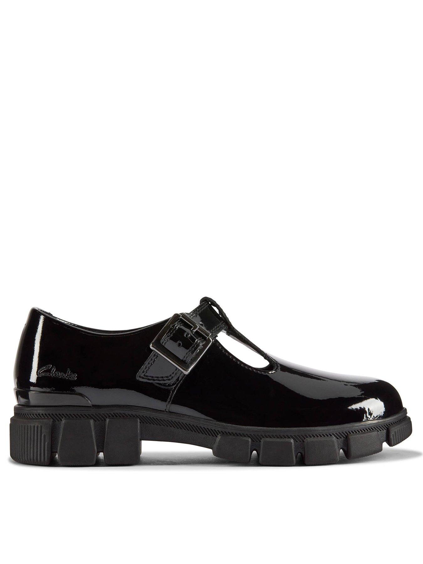 Kids Evyn Bar T bar Patent Leather School Shoe