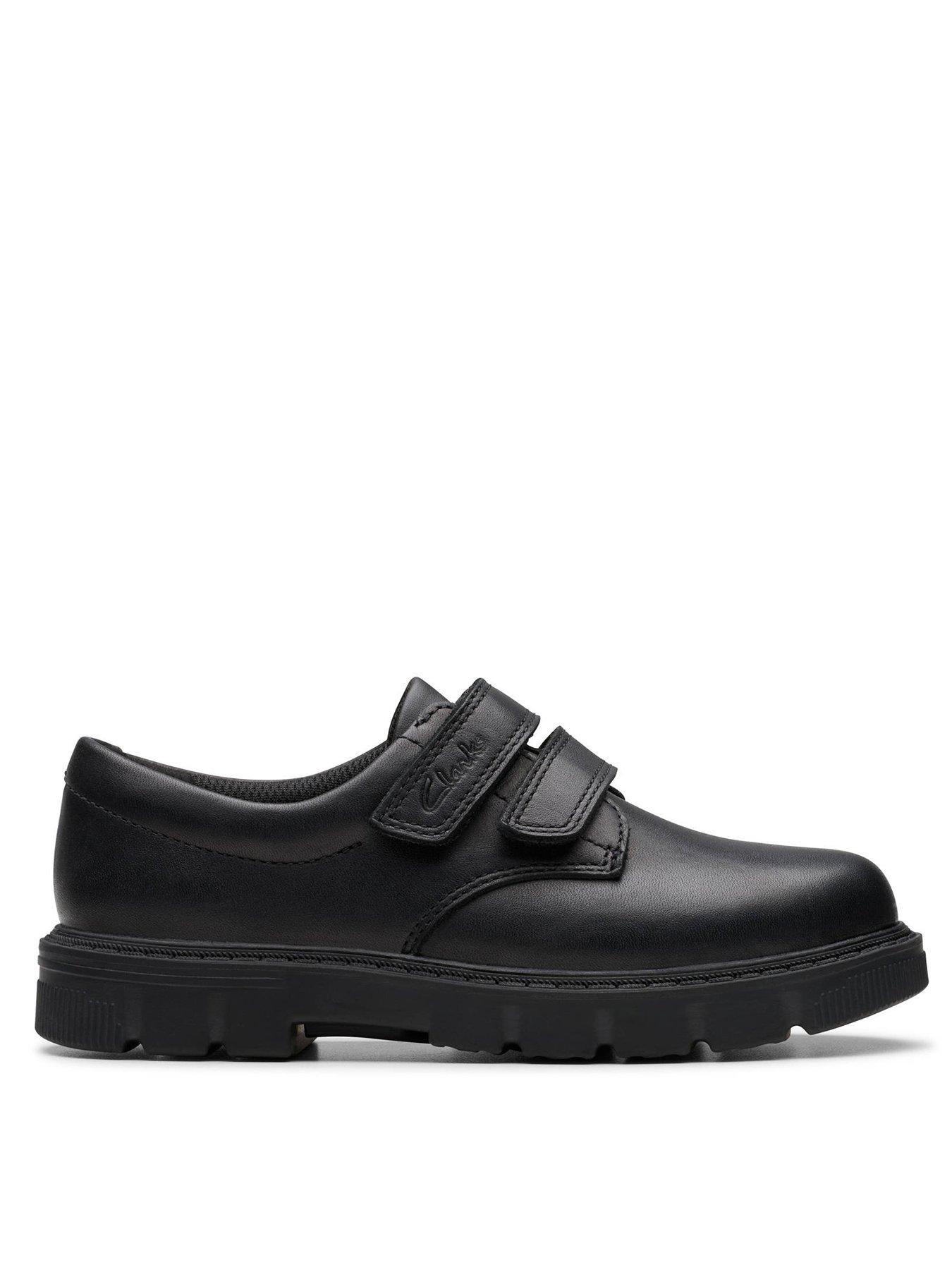 Clarks Kids Urban Solo Double Strap Leather School Shoe Very