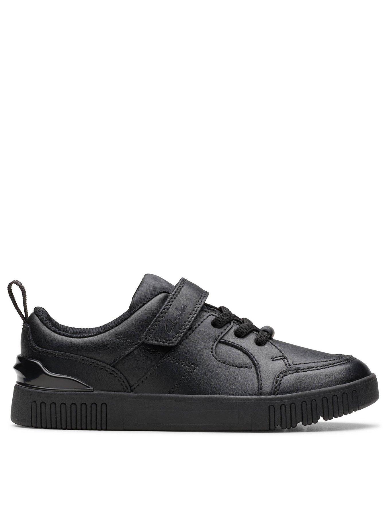 Clarks Kids Oslo Flare Lace Leather School Shoe Very