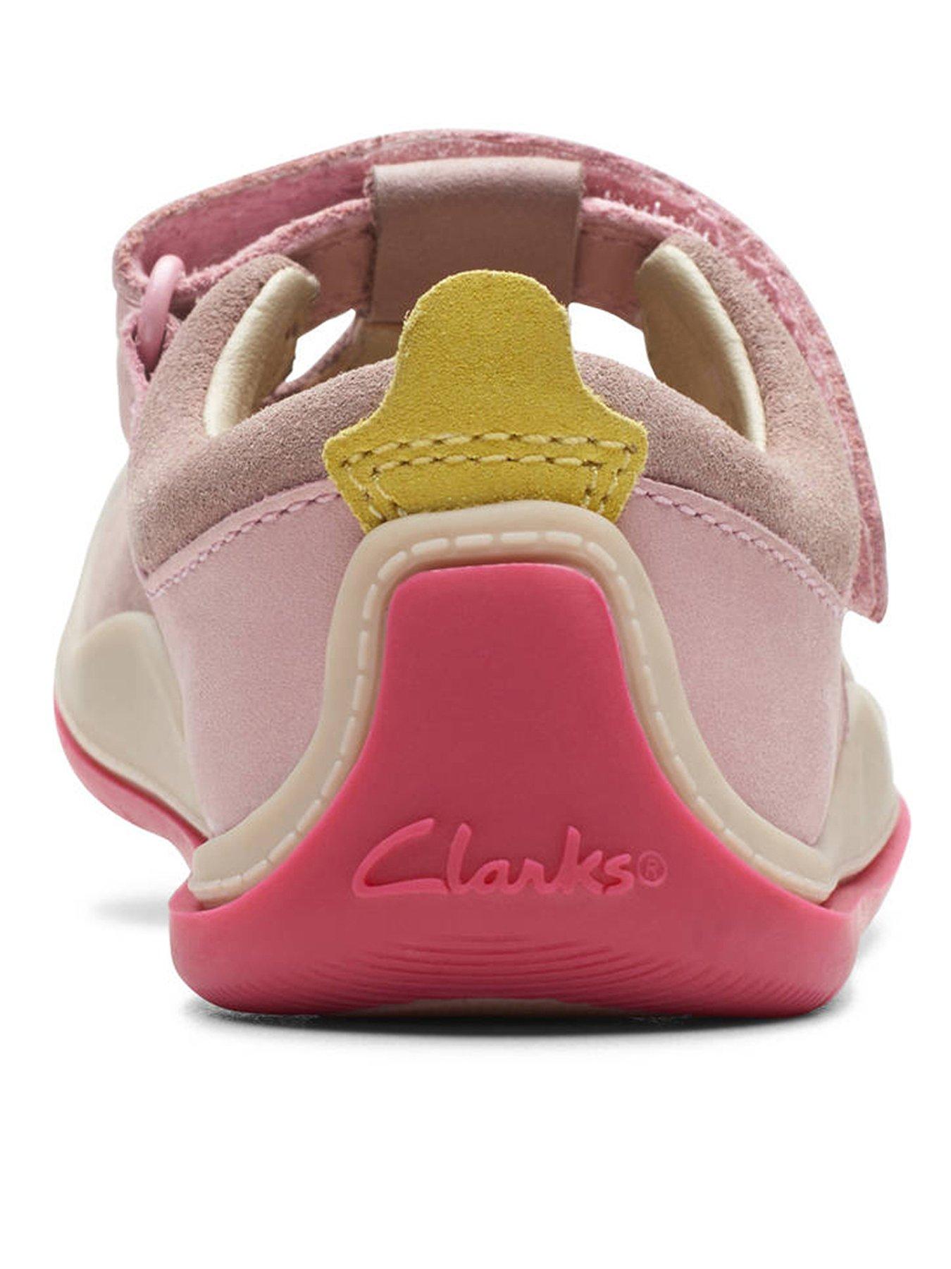 Clarks First Roller Bright Leather Baby Shoe Very