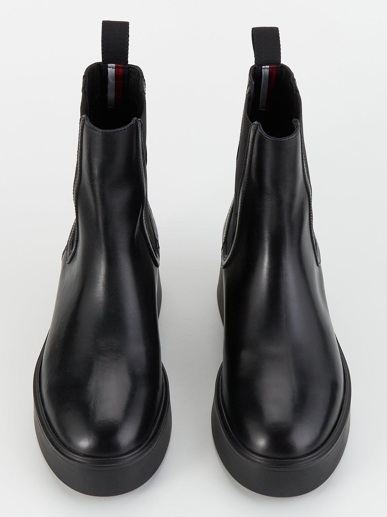 Tommy hilfiger heeled chelsea boots sales