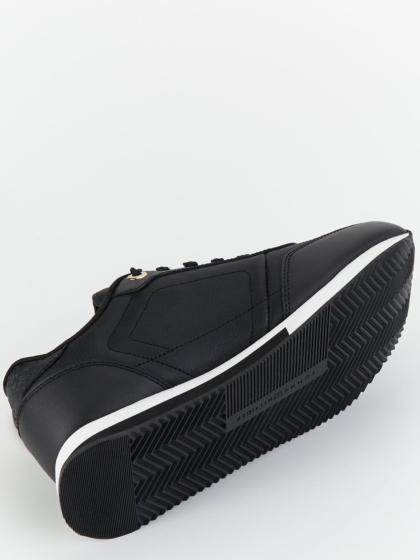 Image 5 of 7 of Tommy Hilfiger Elevated Essential Monogram Trainer - Black