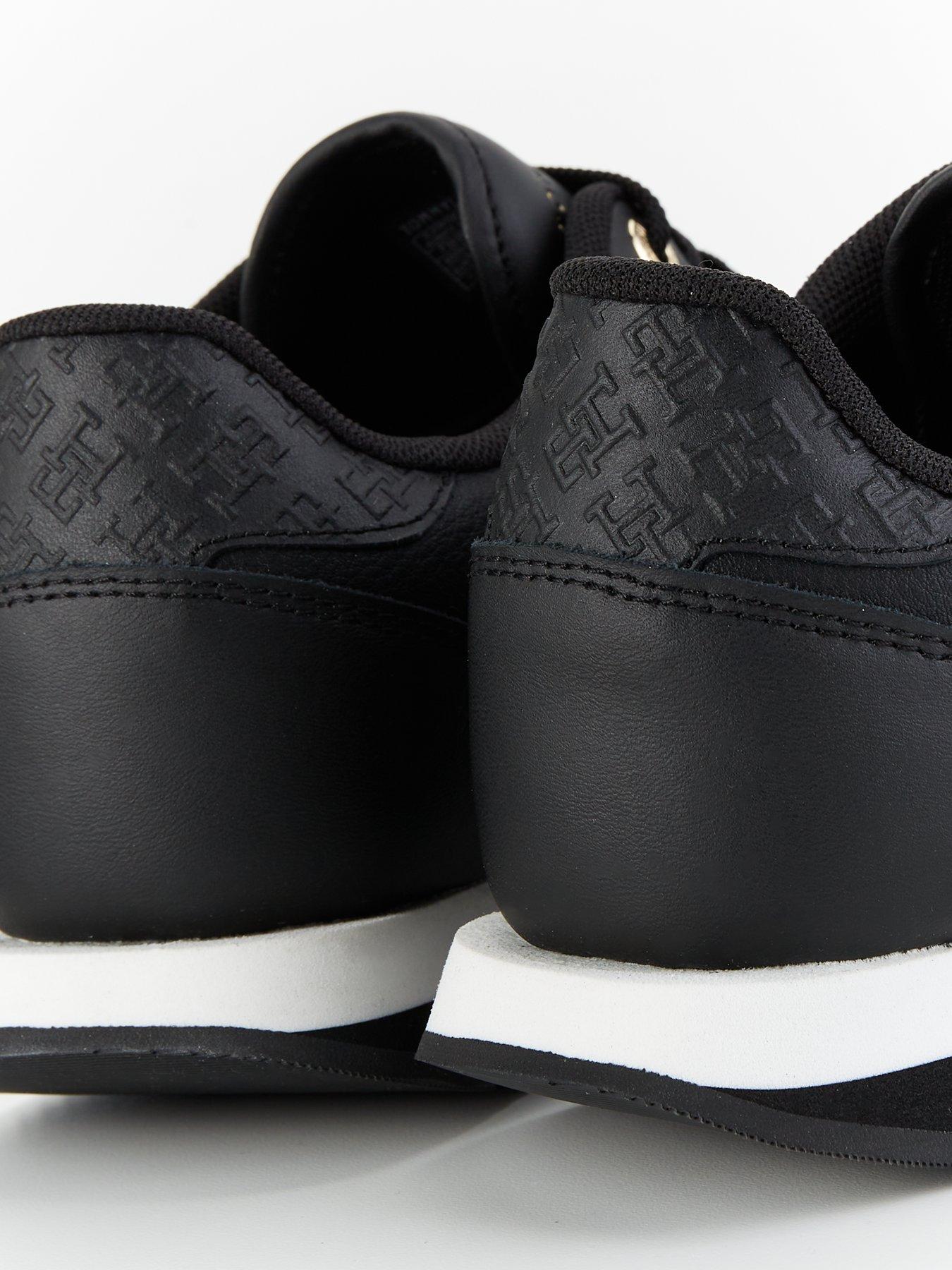 Image 7 of 7 of Tommy Hilfiger Elevated Essential Monogram Trainer - Black
