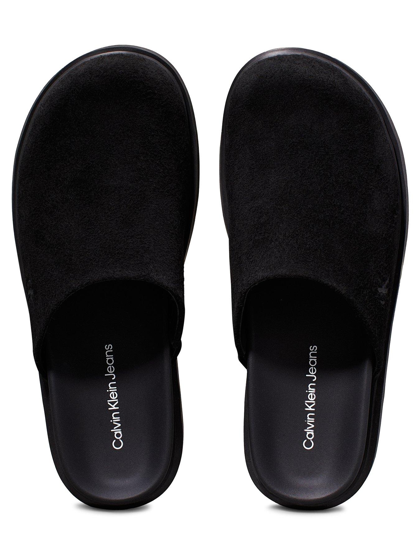 Calvin Klein Jeans Closed Toe Mules Black Very