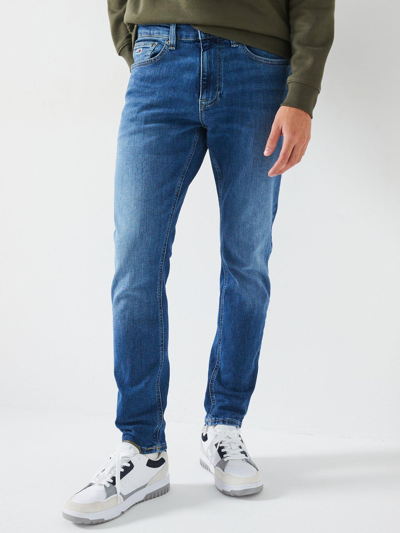 undefined Austin Tapered Fit Stretch Jeans - Mid Wash