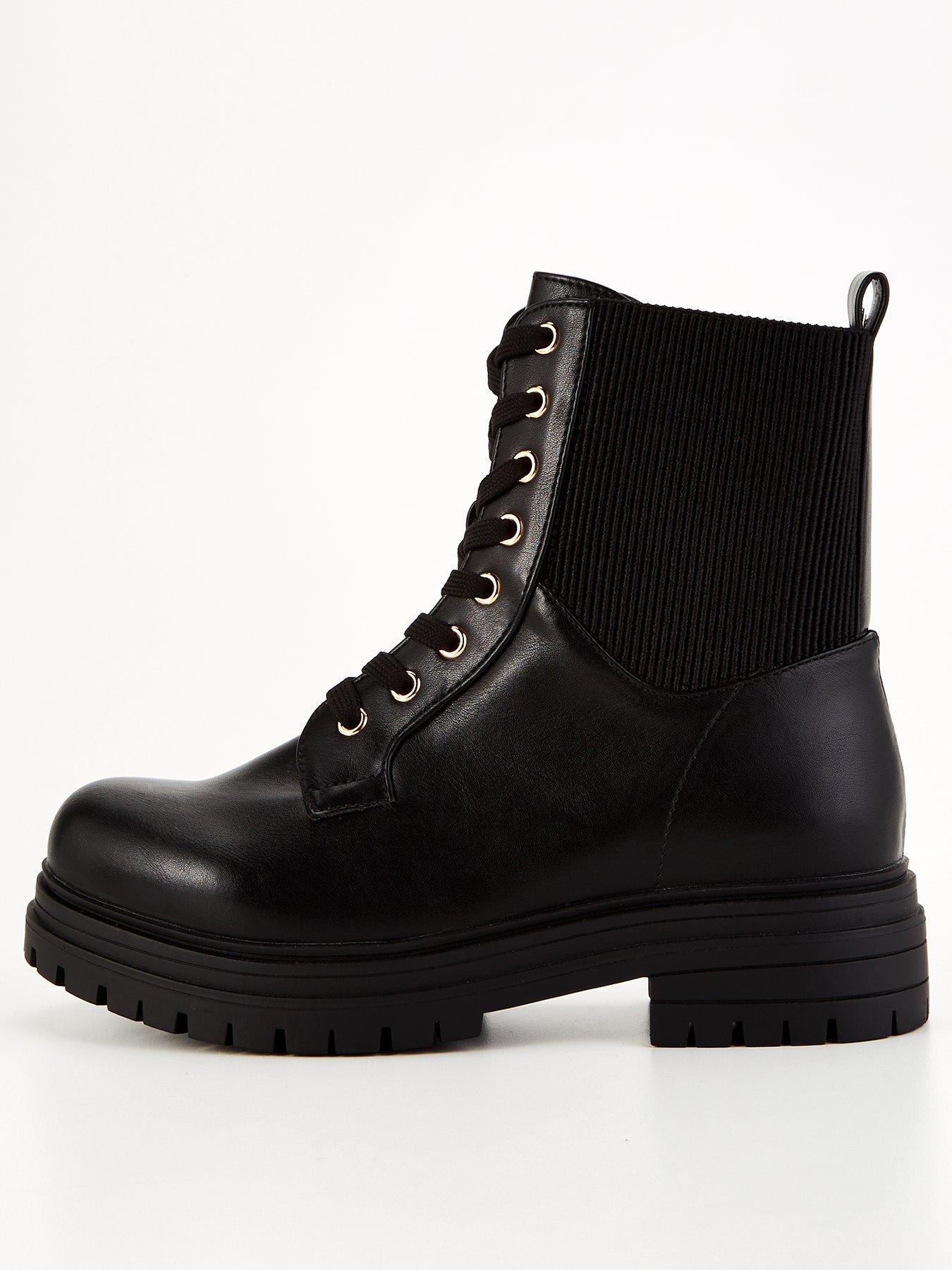 Extra Wide Fit Lace Up Boot