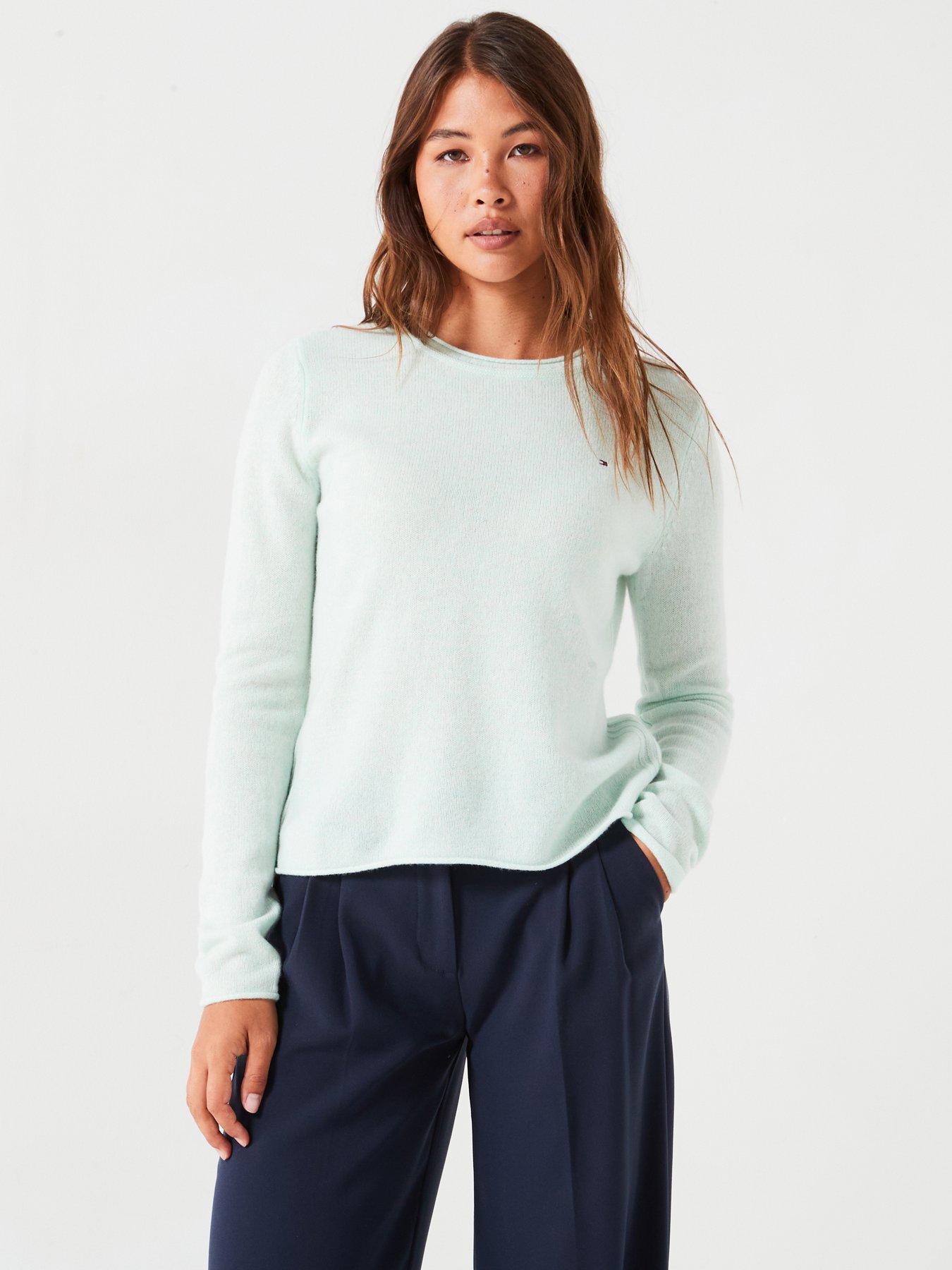 Tommy Hilfiger Soft Wool Crew Neck Jumper - Green