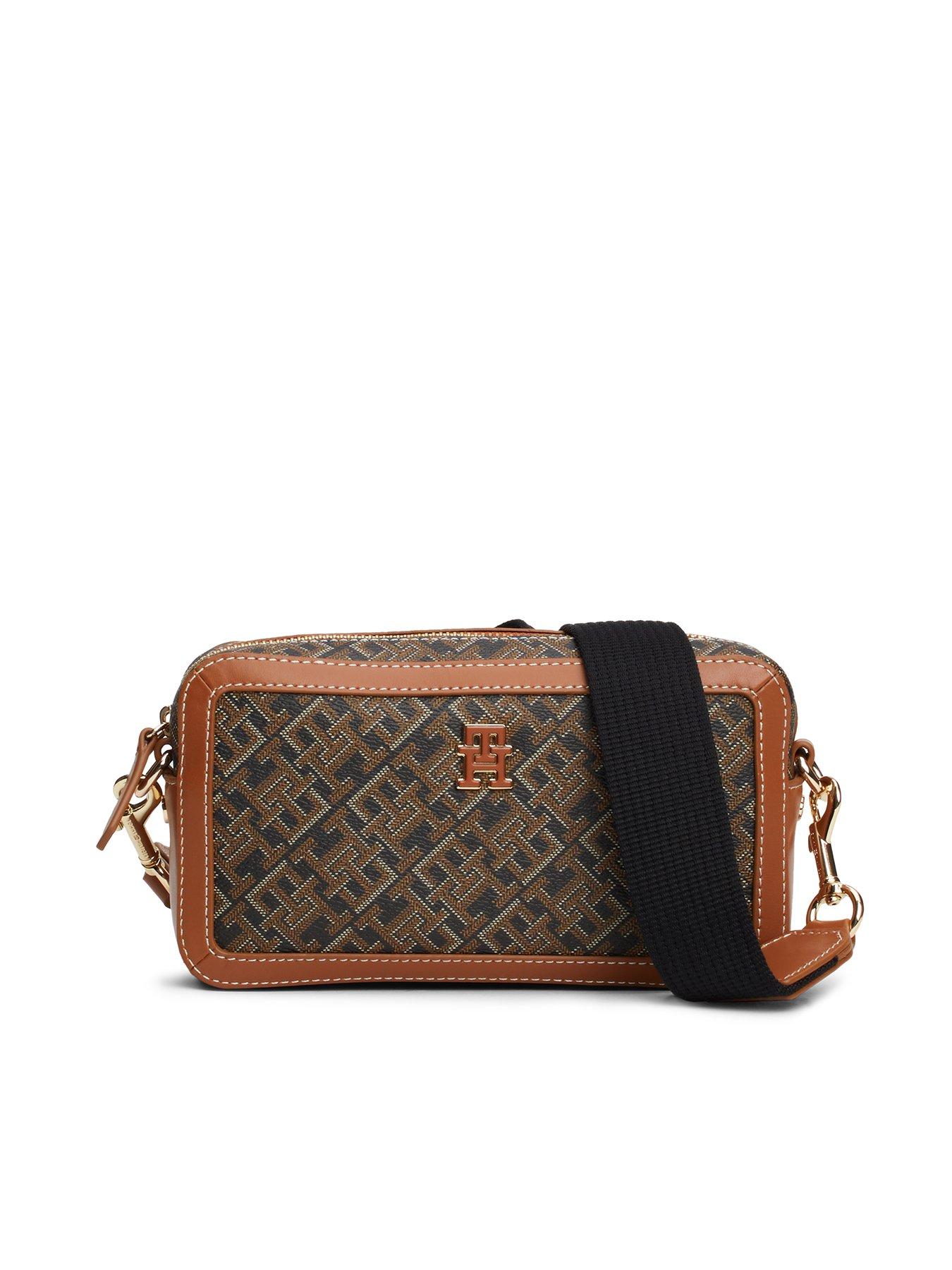 Brown tommy hilfiger purse sales